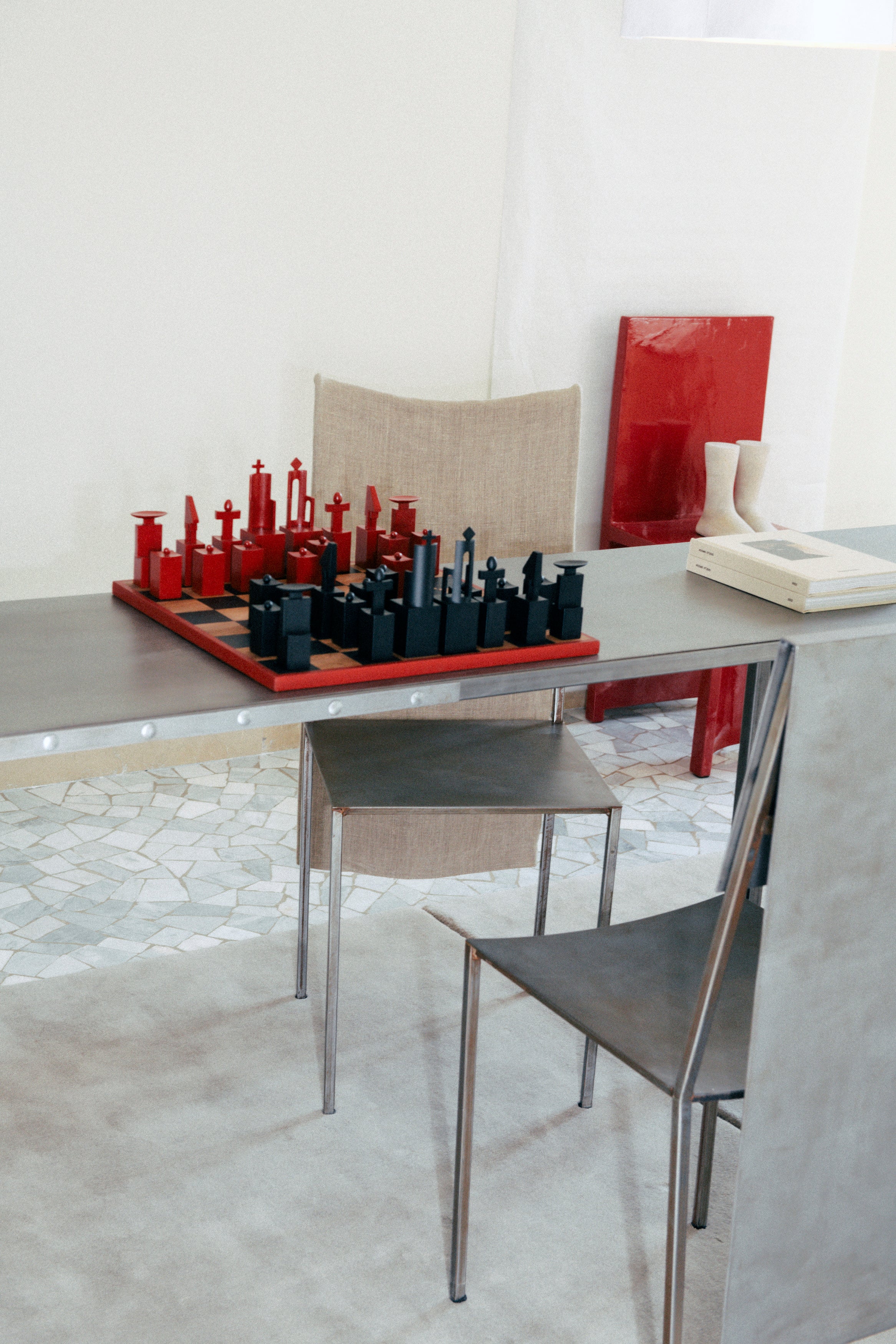 Chess Figures (Pear Wood) — close-up