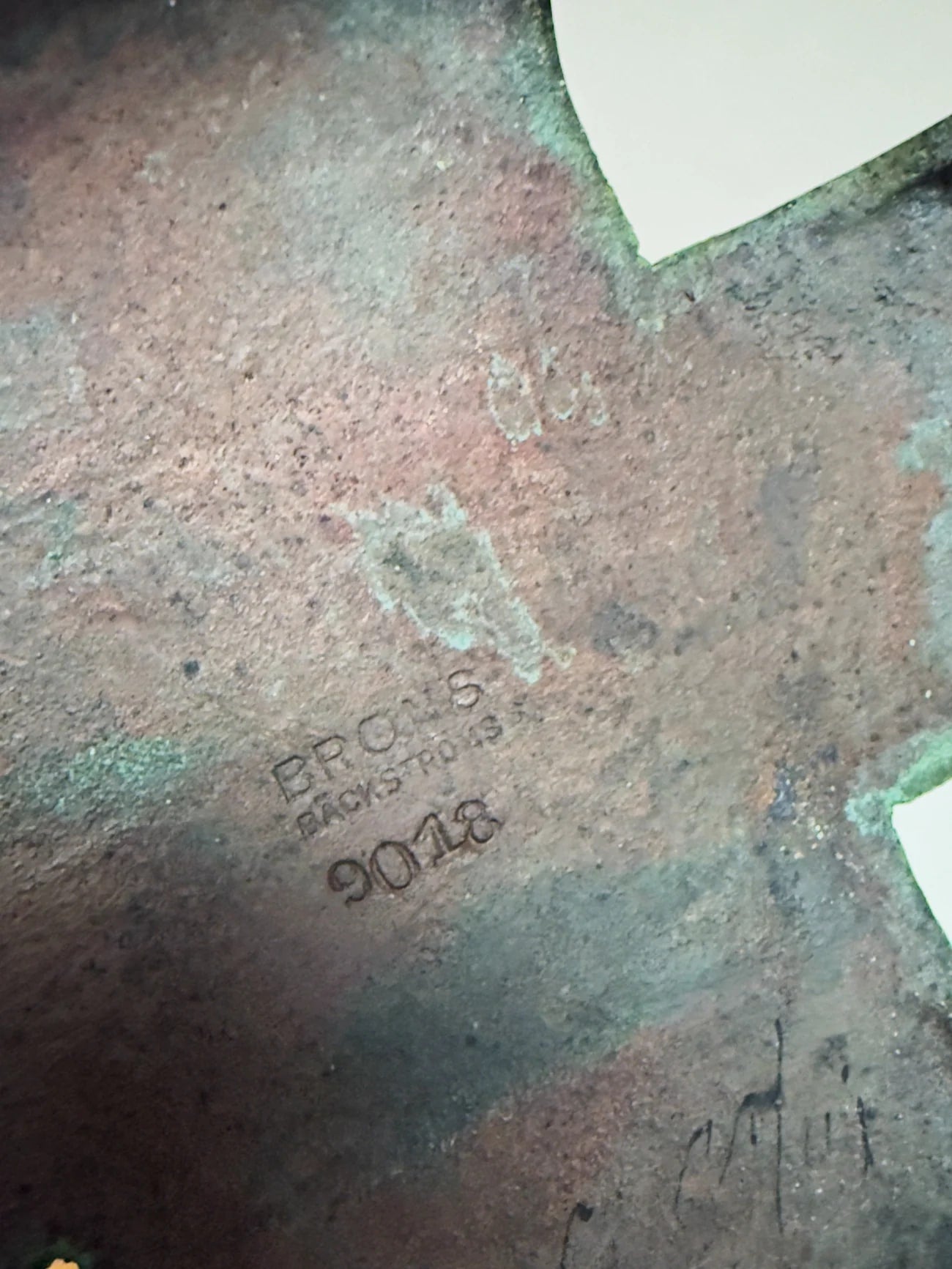 Vase Bronze Swedish Grace par Bäckströms, années 1920/30