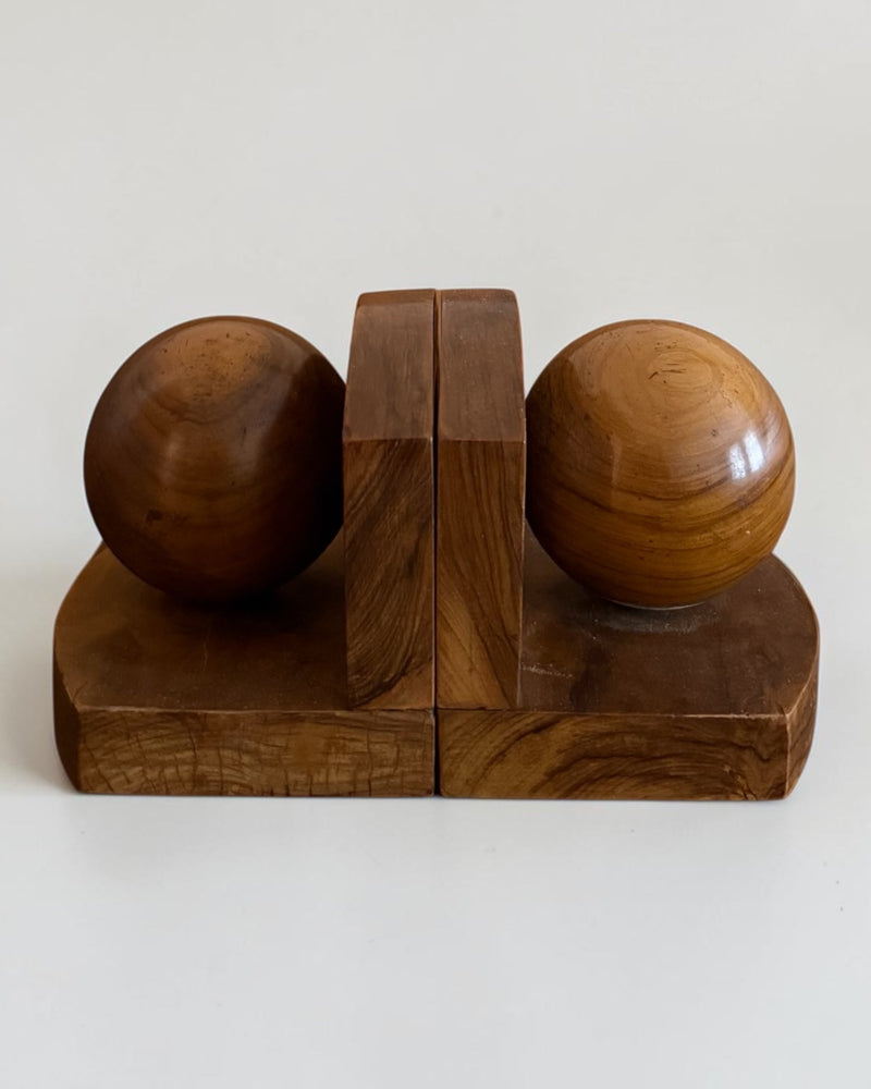 Art Deco Wooden Bookends by Flock Studio | The Oblist
