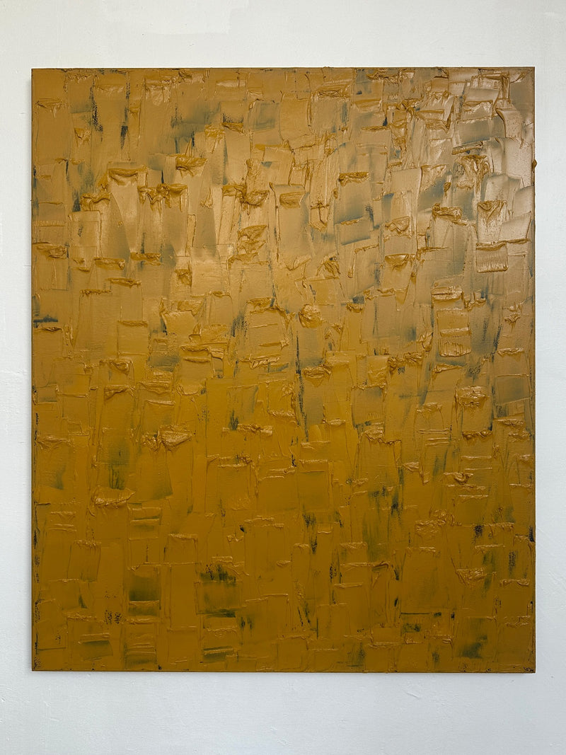 'Ochre Yellow - Burnt' Painting by Roi Elmaliah | The Oblist