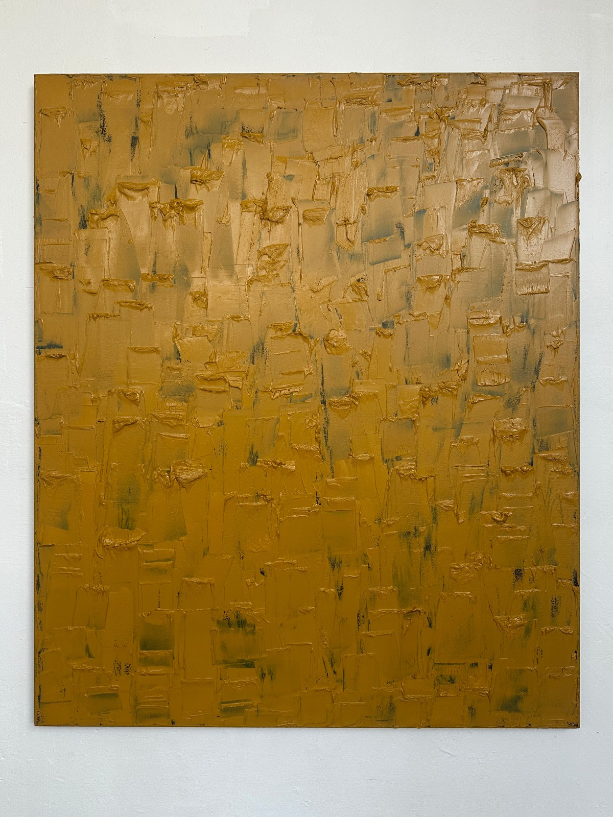 'Ochre Yellow - Burnt' Painting by Roi Elmaliah | The Oblist
