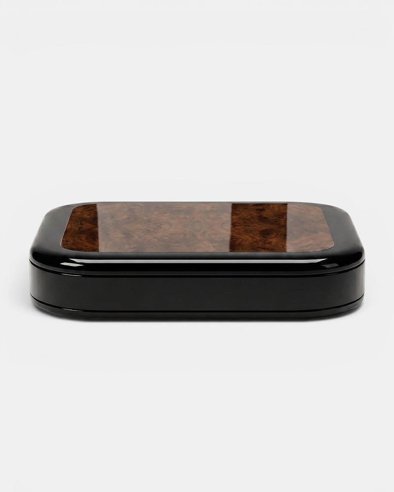 Abi Black Lacquered And Burl Wood by Marbera | The Oblist