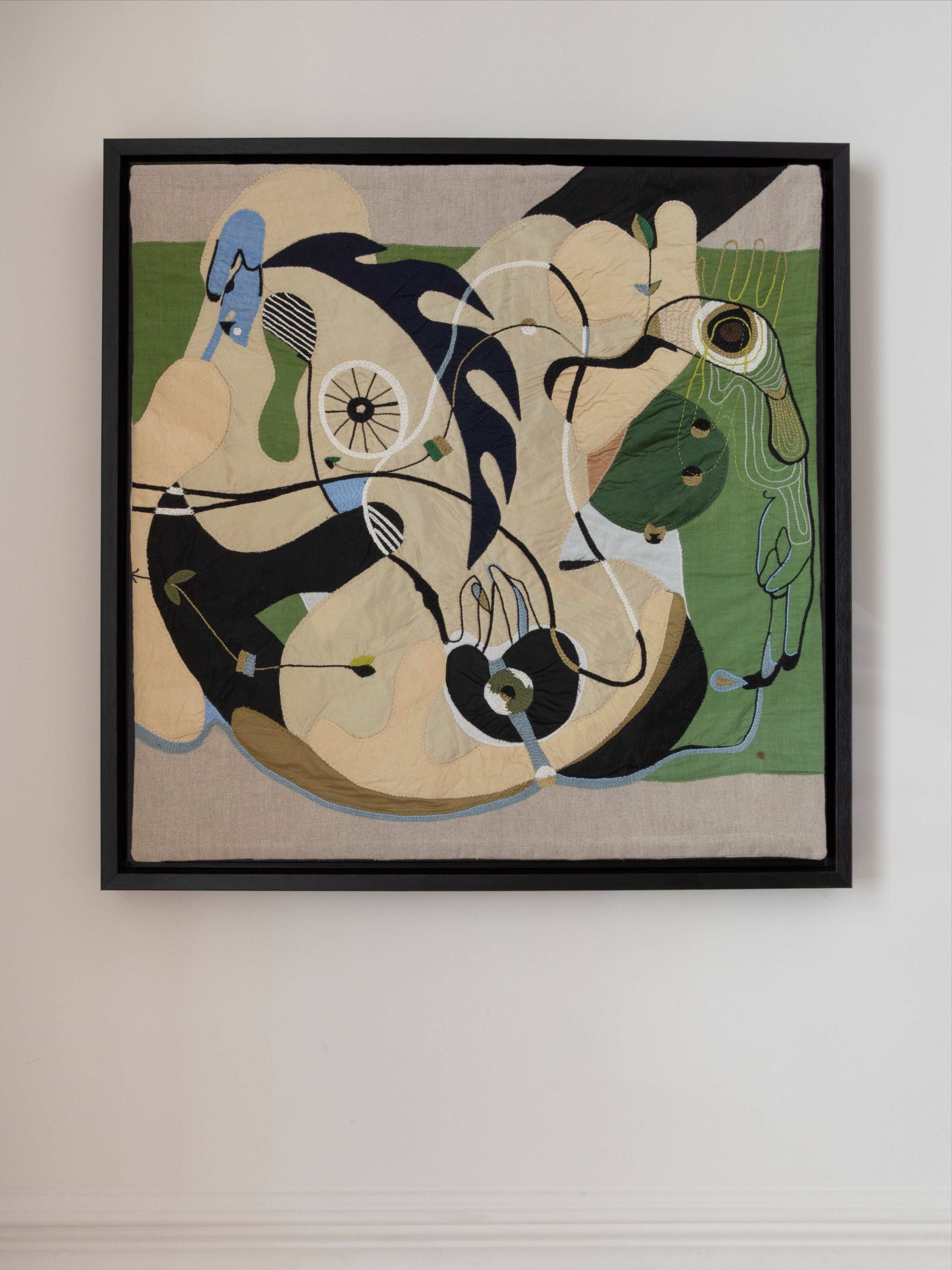 Alchemy of Spring Hand Sewn Silk and Linen Tapestry by House of Quentin Jones | The Oblist