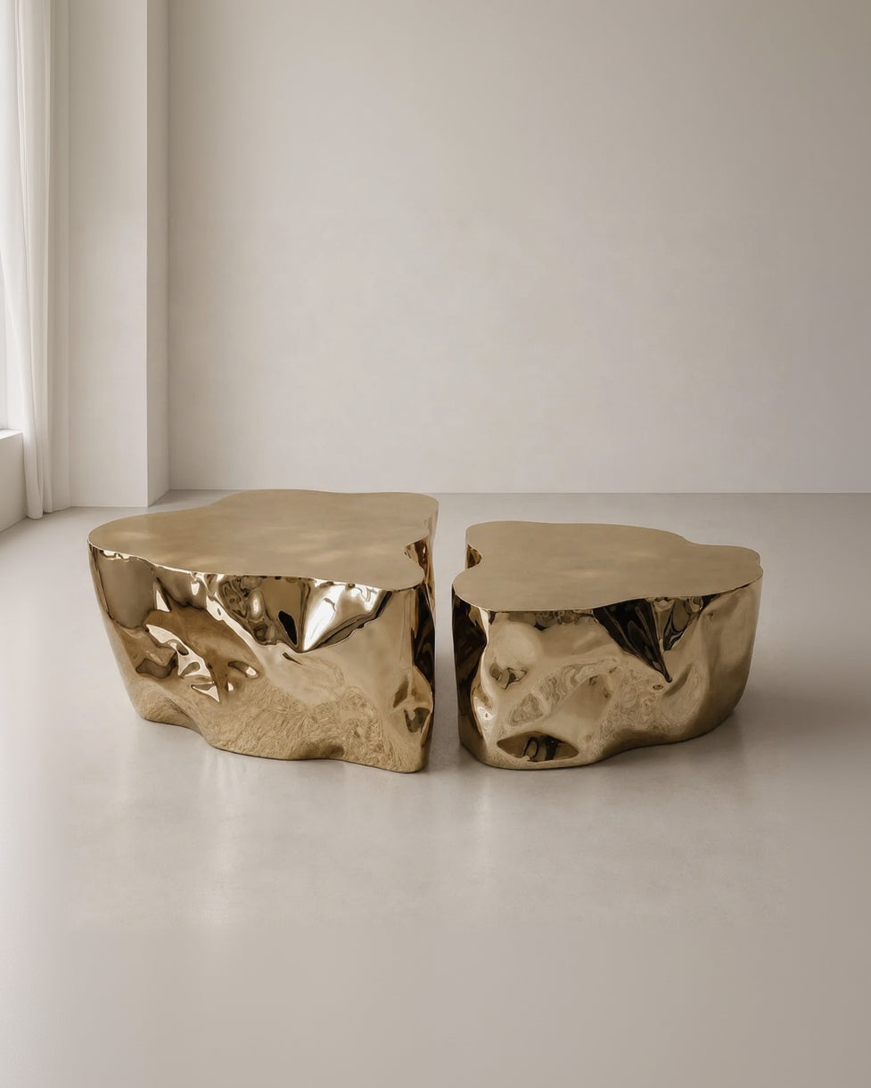 Stainless Steel Coffee Table - Grand Canyon by Nitush Aroosh by Nitush Aroosh | The Oblist