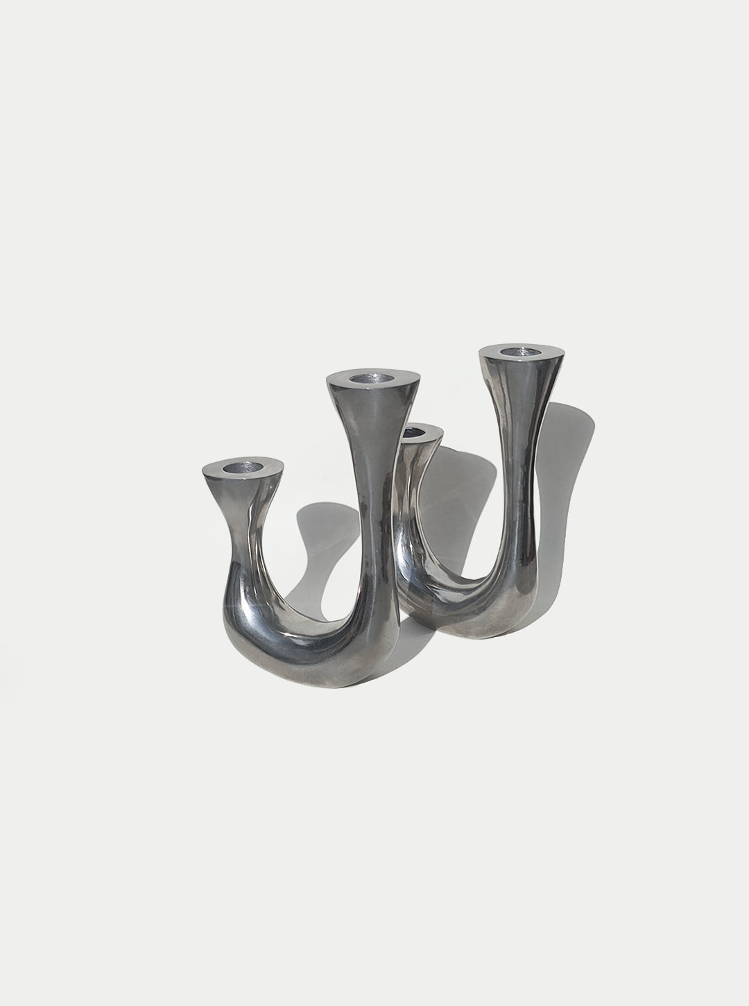 Pair of Candle Holders by Les Objoies | The Oblist