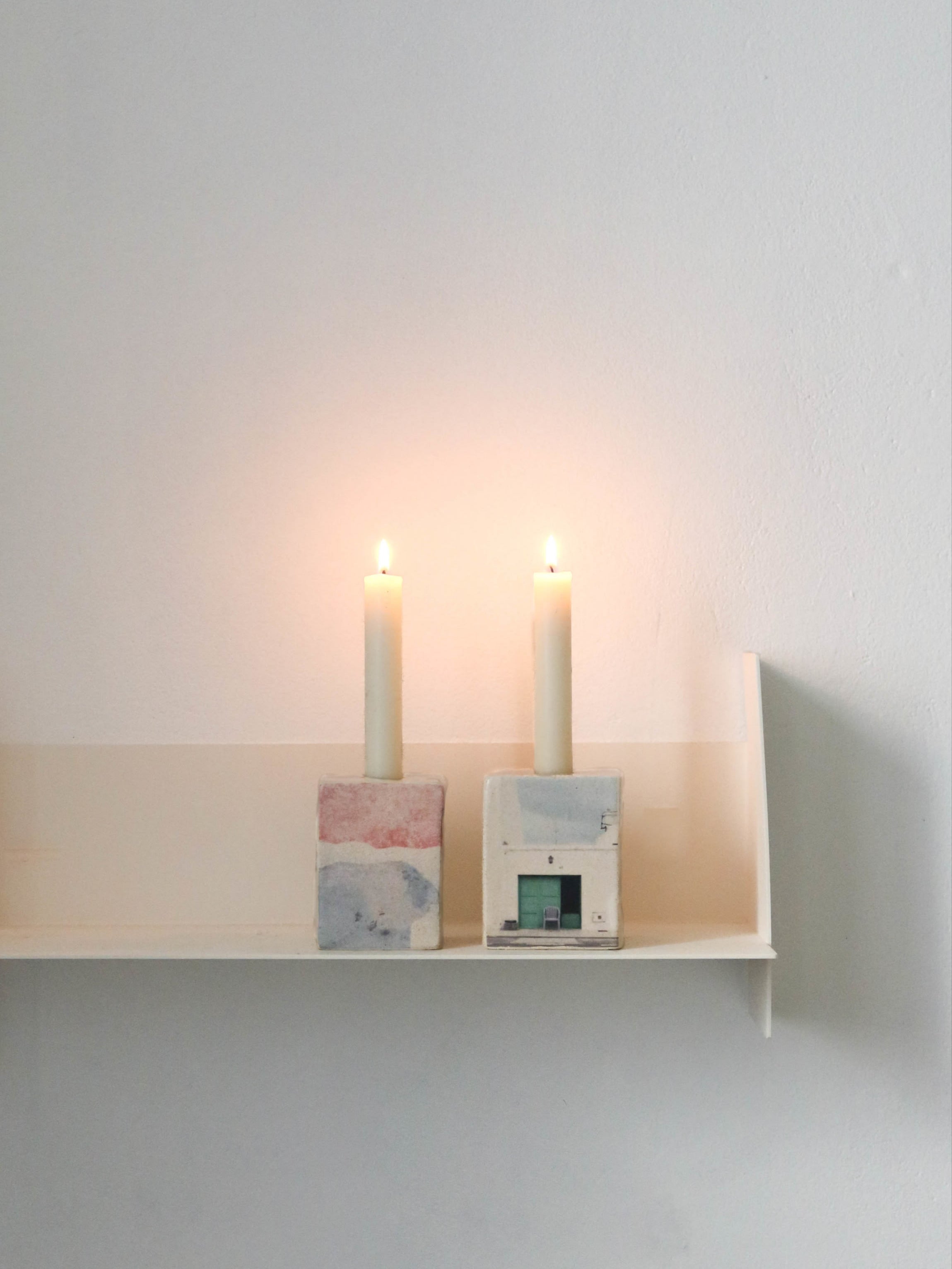 Photographic Candle Holder - Lanzarote House — side angle
