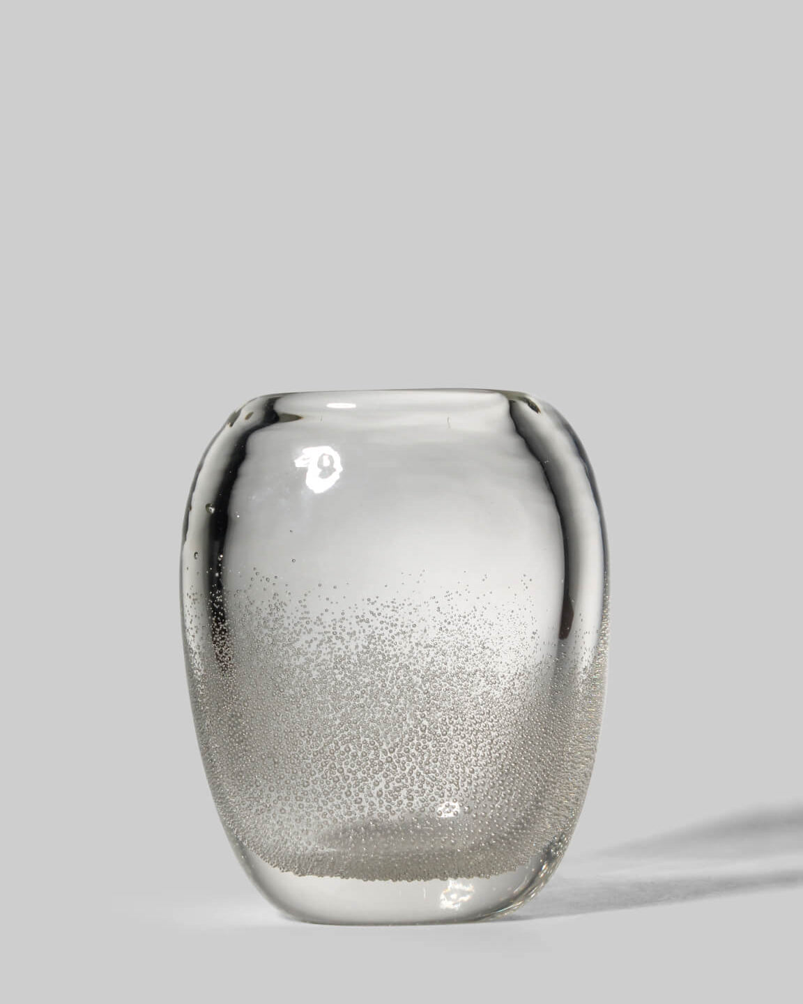 Vintage Swedish Crystal Bubbles Glass Vase, 1960s by Vintage Stories | The Oblist