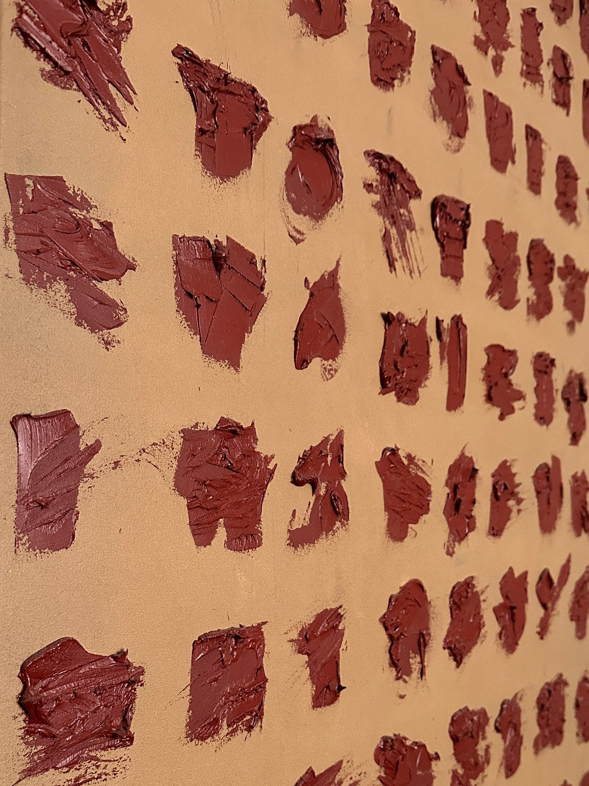 'Indian Red - Soil Study' Painting — lifestyle setting