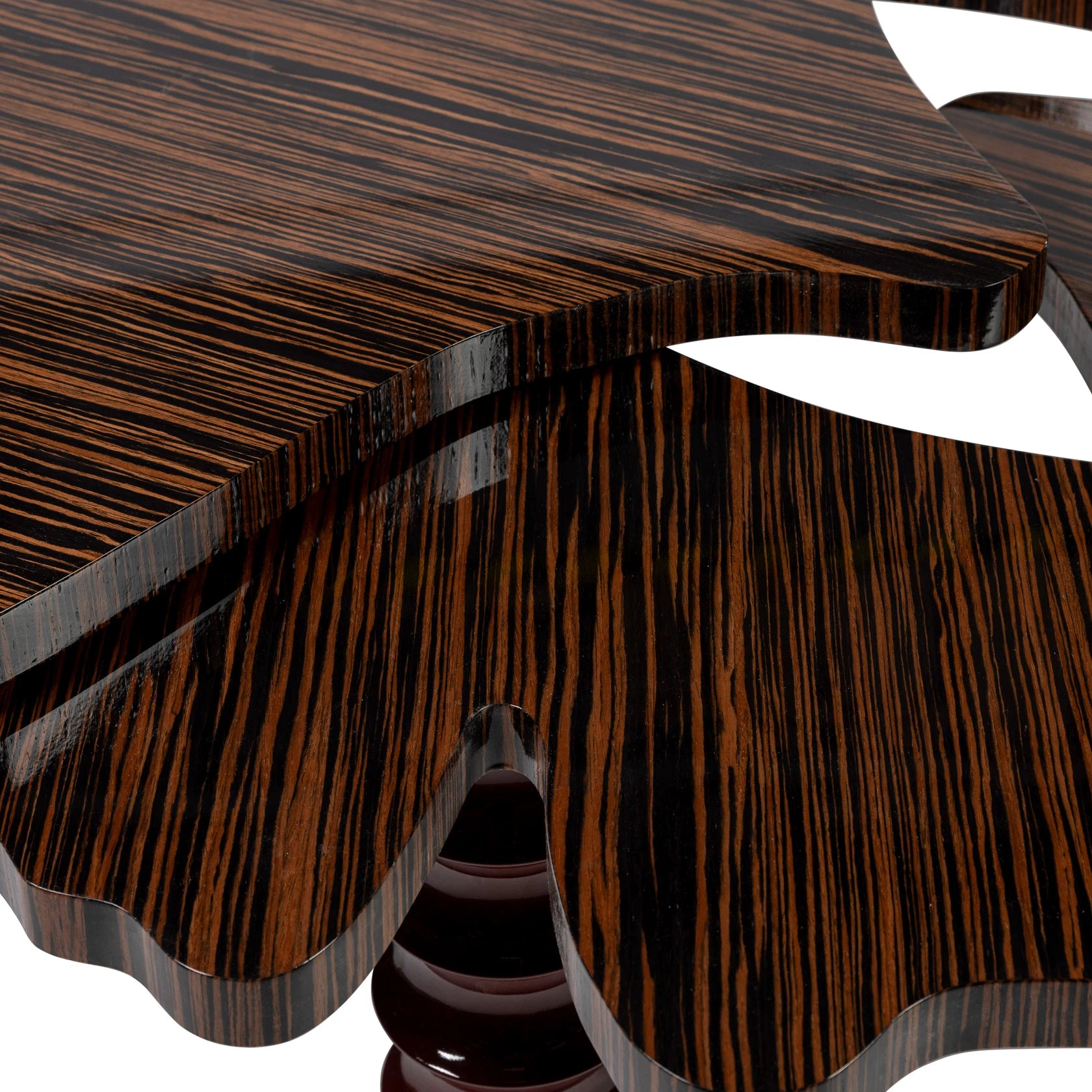 Ginkgo Coffee Table - Ebony — detail view