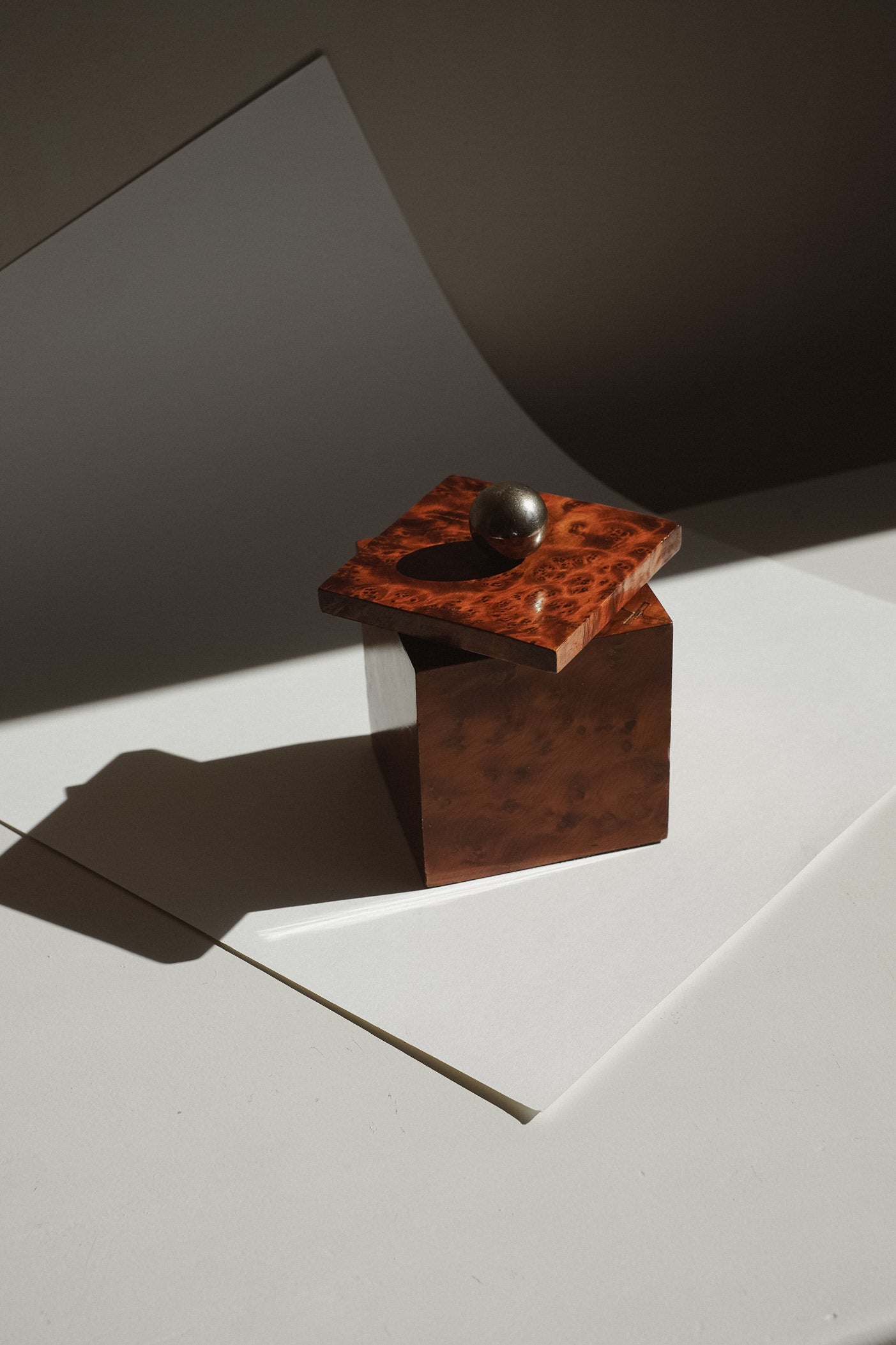 Wooden Art Deco Box  — detail view