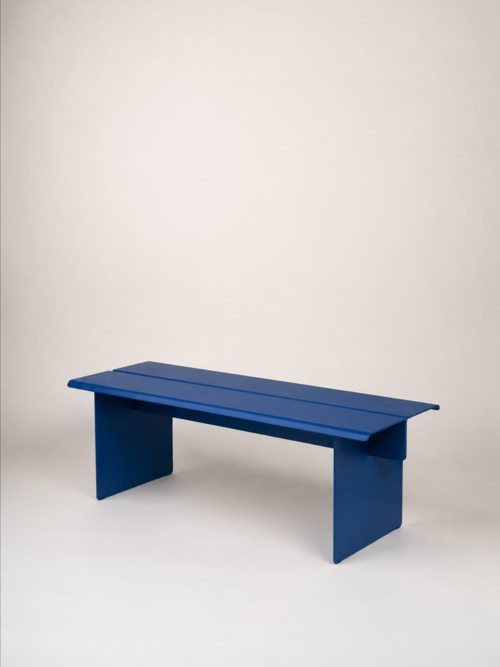 "Pleg Bench" Aluminium — in context