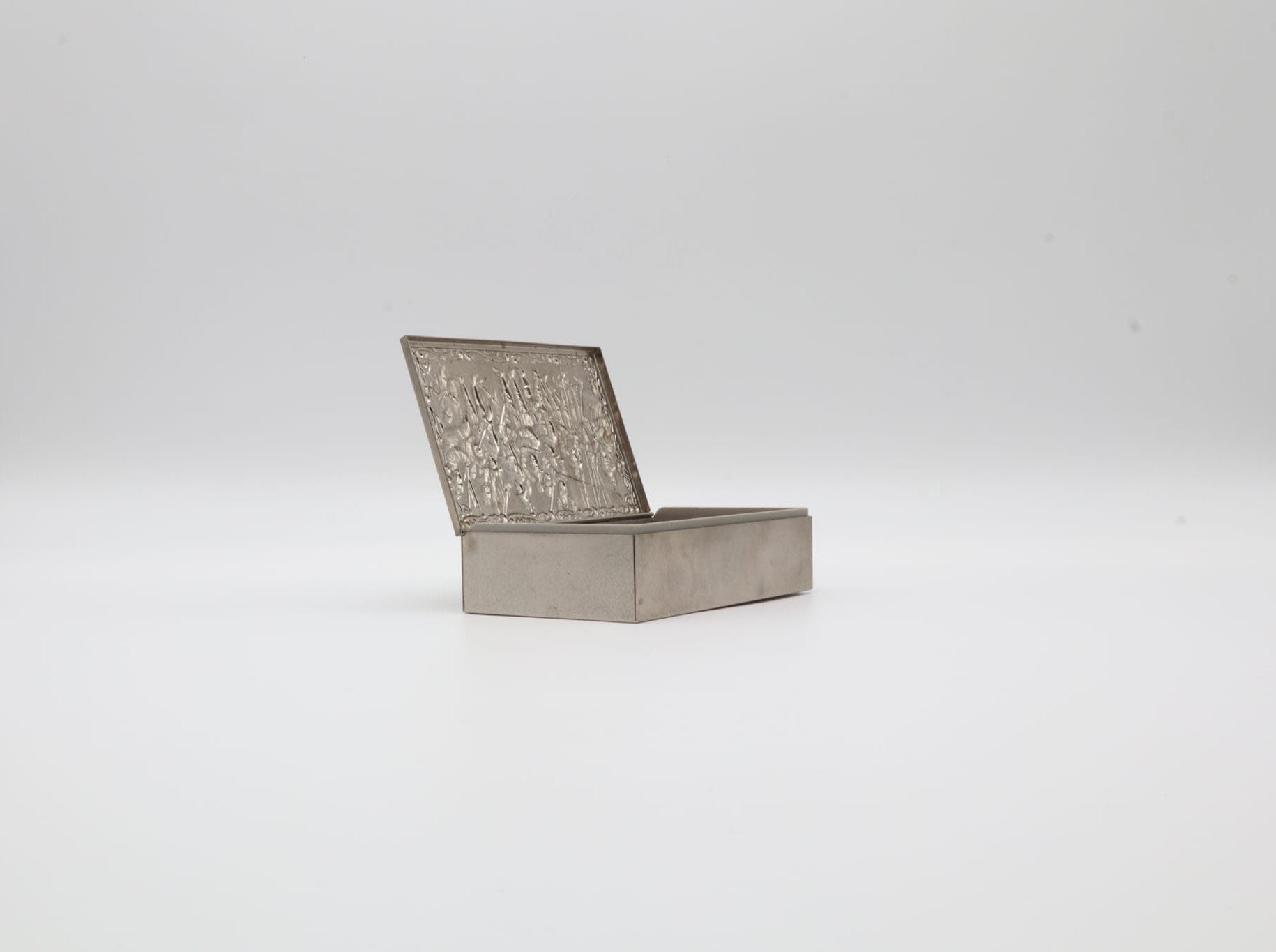 Mid-Century Silver-Plated 'The Night Watch' Box – Netherlands (1950-1960) — detail view