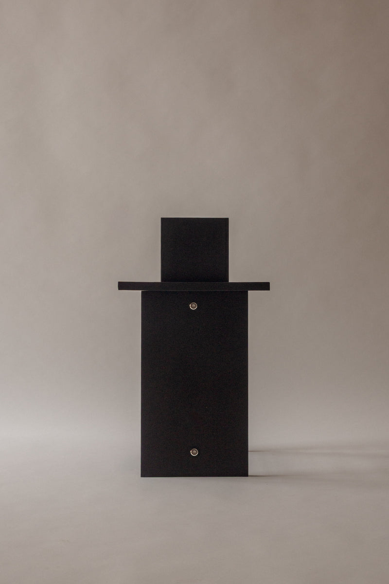 The Memory Stool - Chair in Wood and Metal — detail view