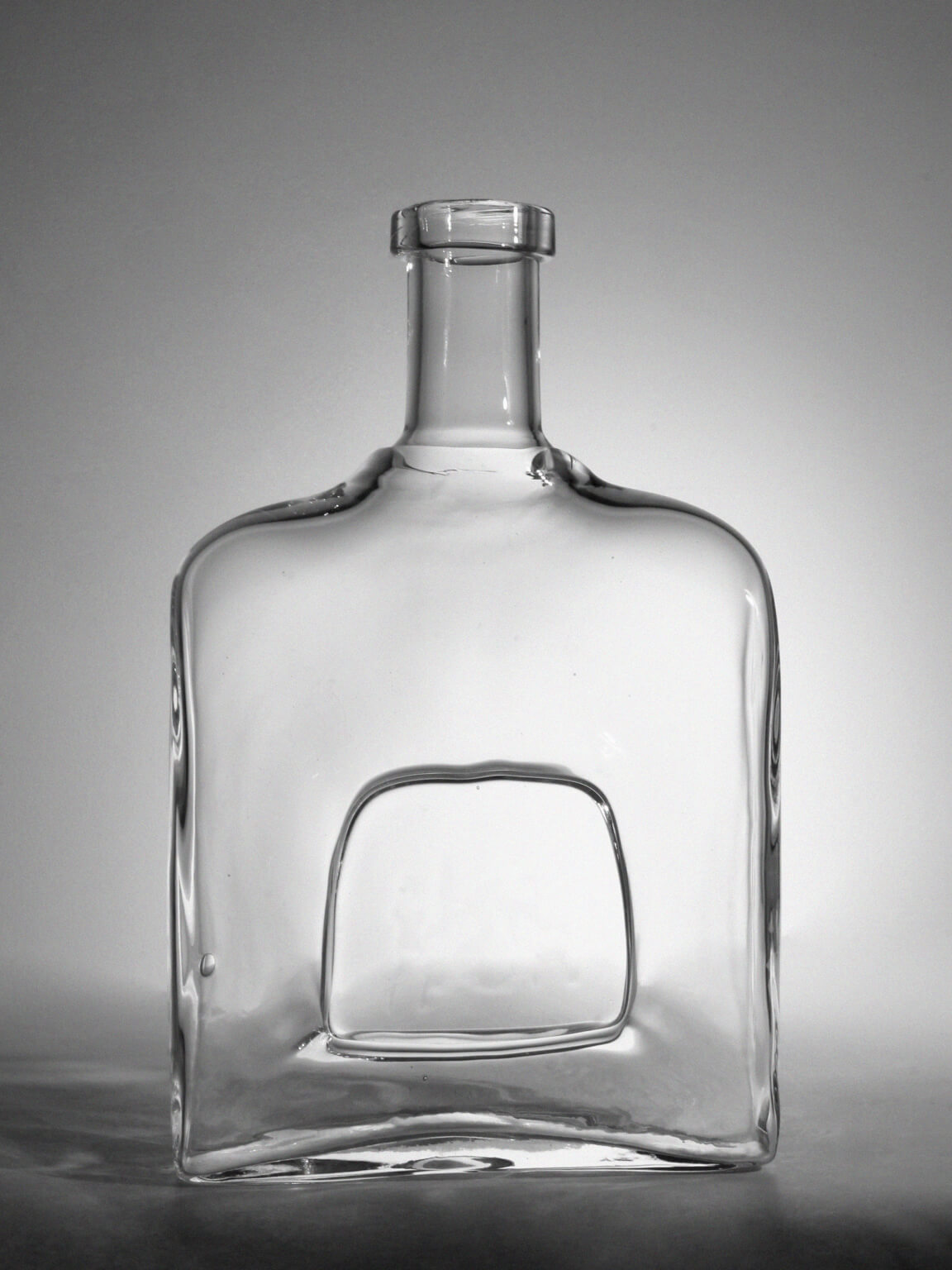 Erik Höglund Art Glass Bottle, For Kosta Boda, 1960s by Vintage Stories | The Oblist