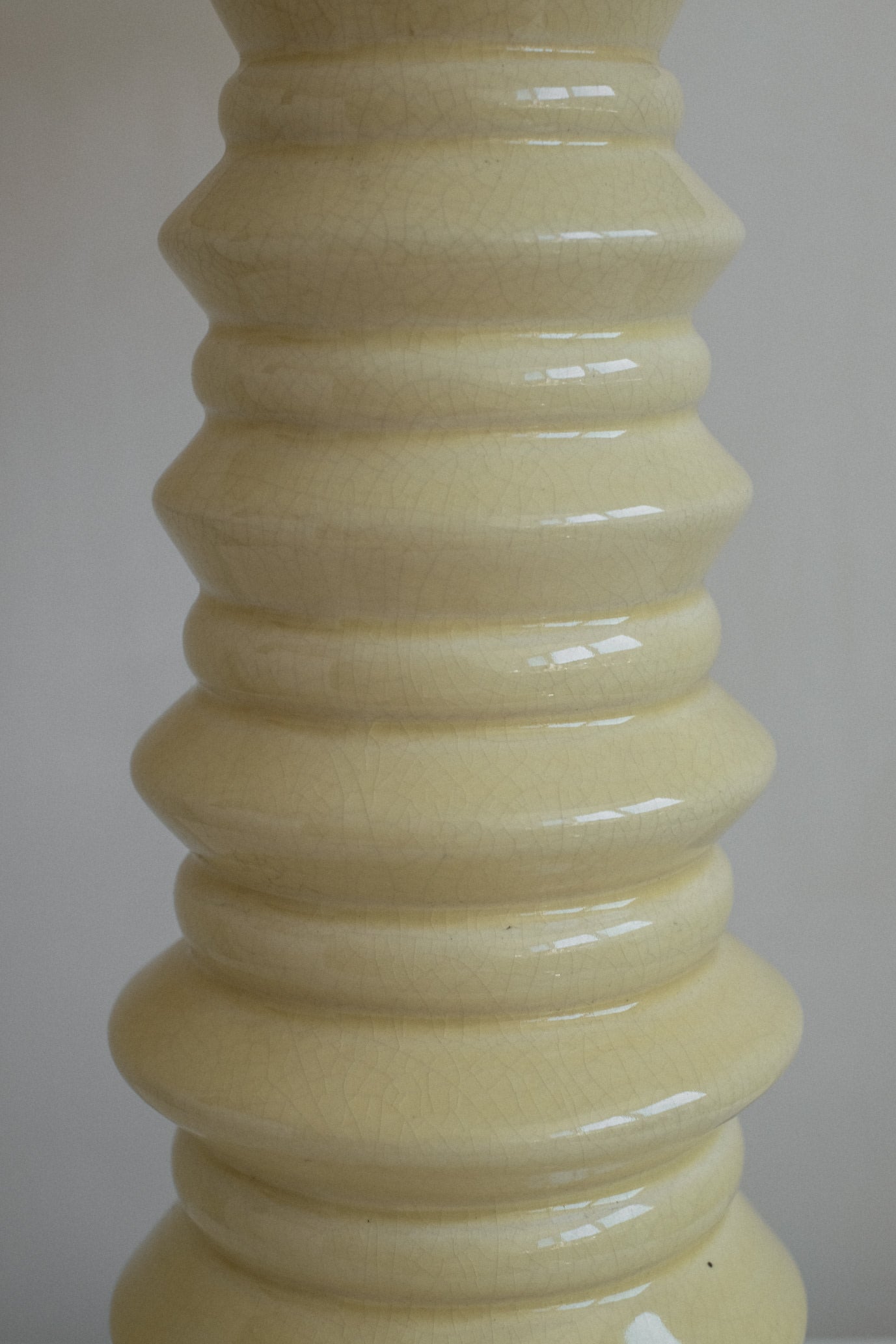 French Ceramic Table Lamp — in context