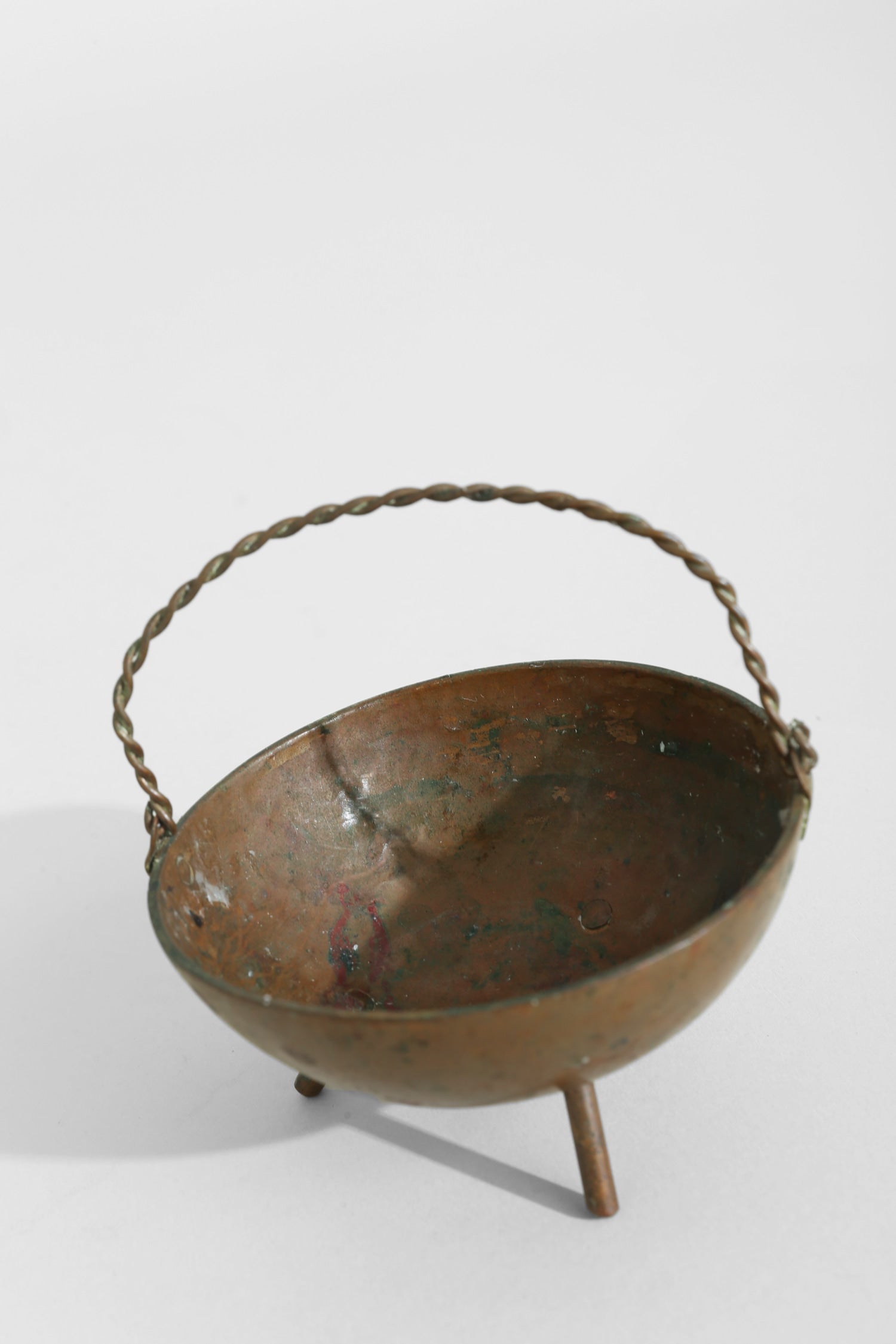 Primitive Copper Dish — detail view
