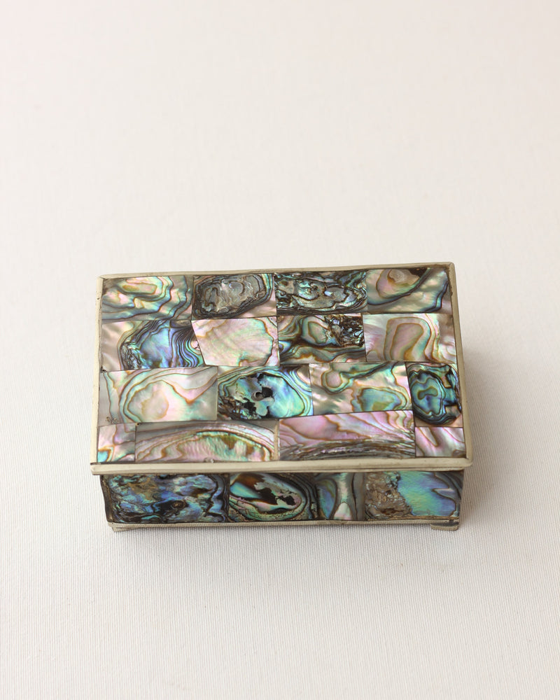 Abalone Jewelry Box — side angle