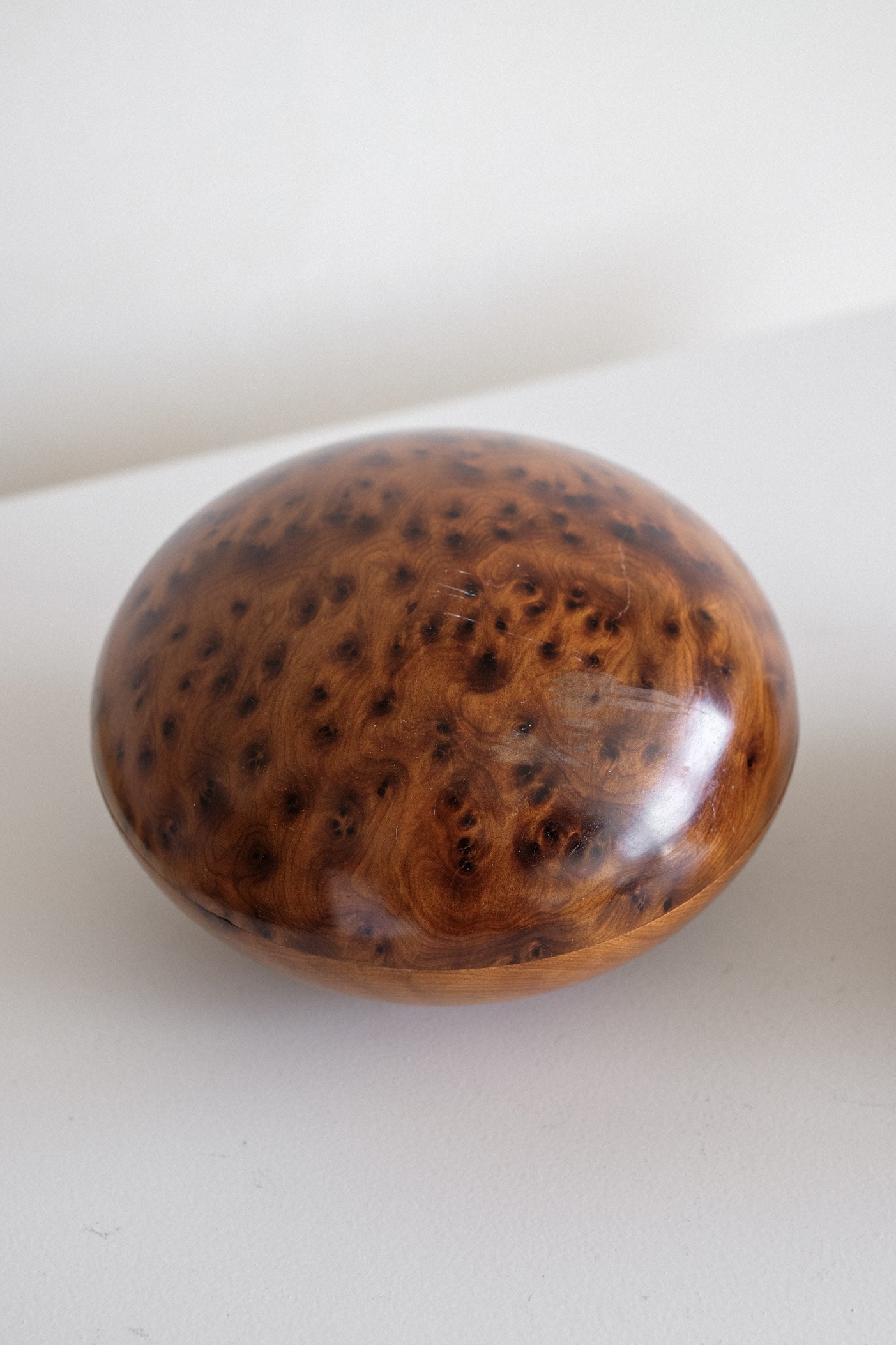 Set of 2 Burl Wood Boxes  — alternate view