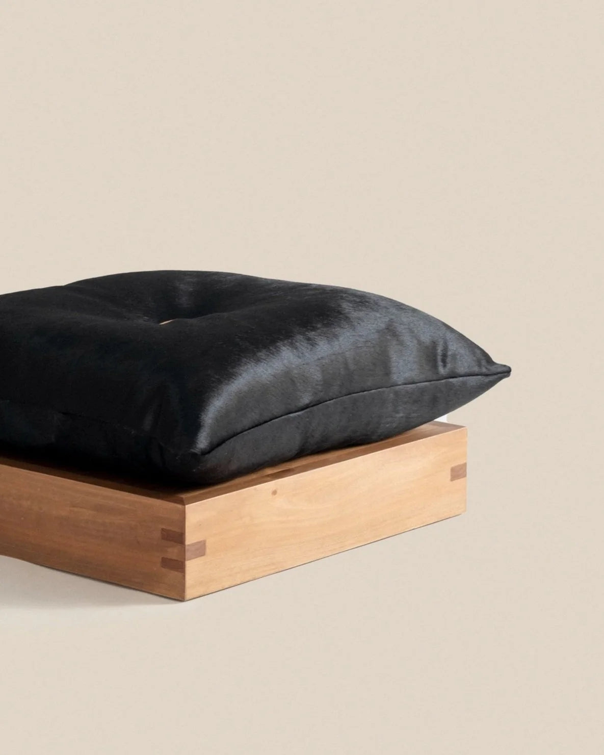 Lazy Ottoman — side angle