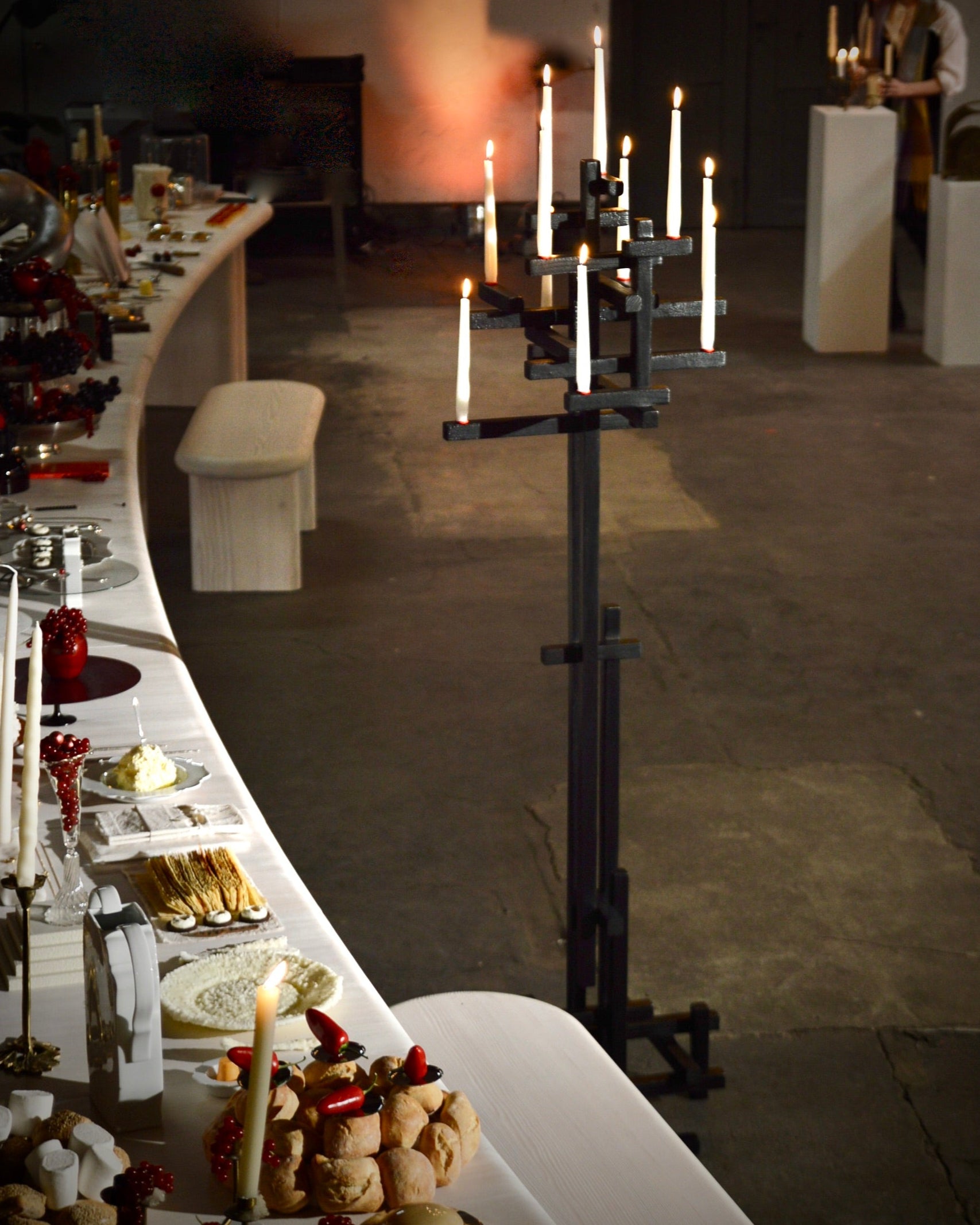 'TETRIS CANDELABRUM' Candleholder