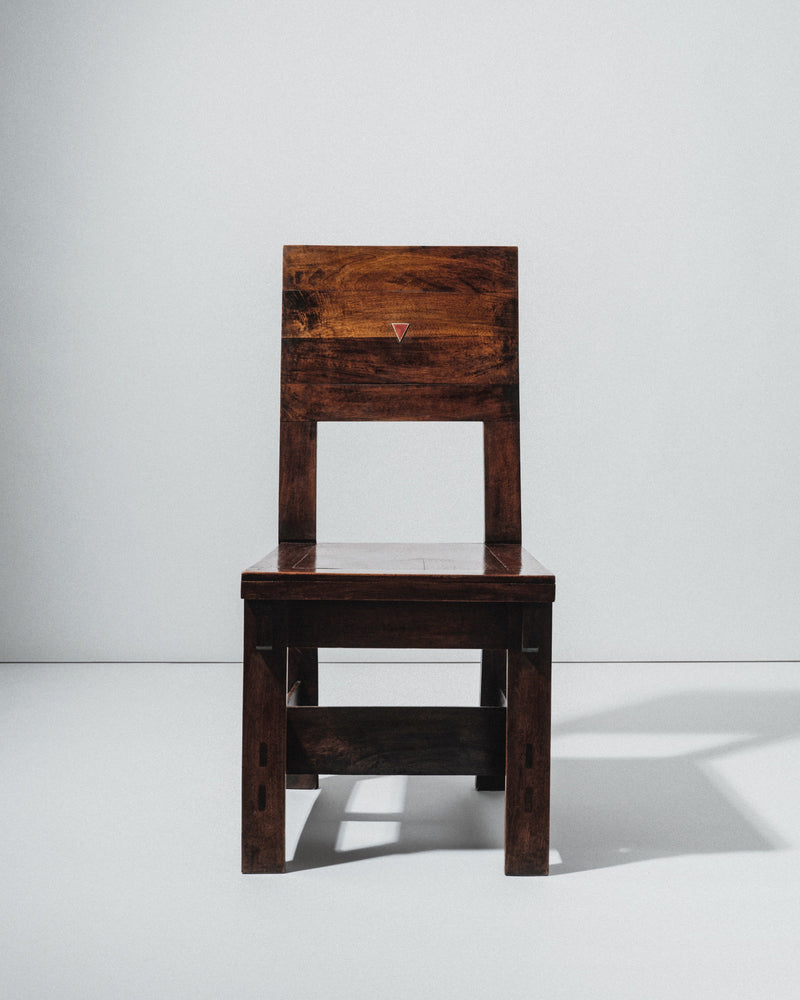 Giovanni Michelucci, Set of Four Wood Side Chairs, Italian Modernism, 1919 by Sahi | The Oblist