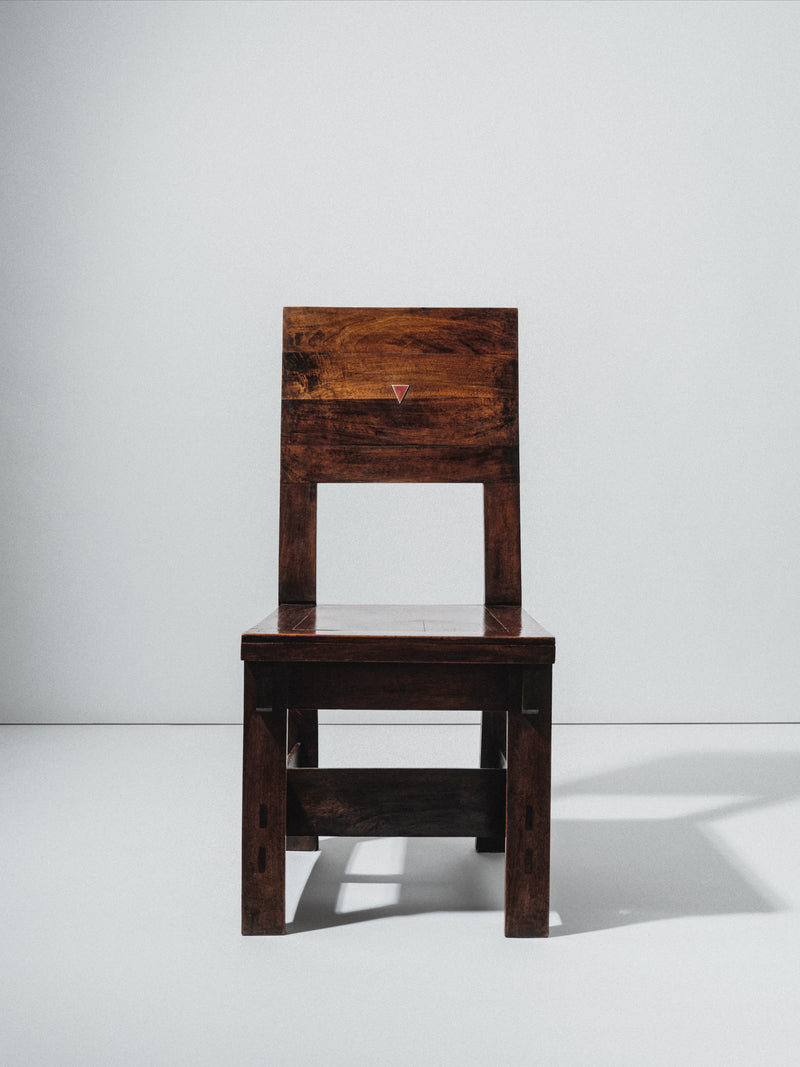 Giovanni Michelucci, Set of Four Wood Side Chairs, Italian Modernism, 1919 by Sahi | The Oblist