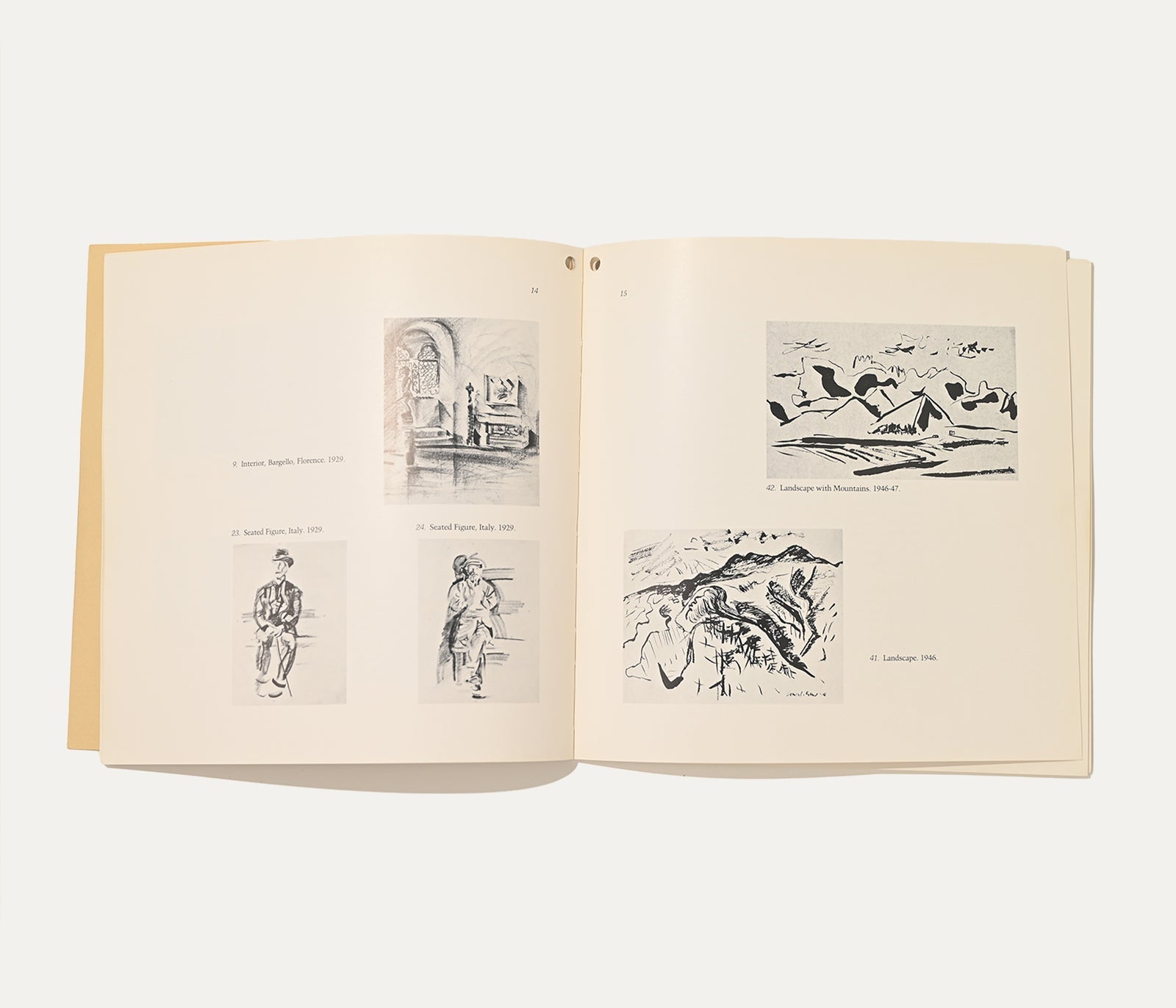 The Travel Sketches of Louis I. Kahn, Pennsylvania Academy of Fine Arts, 1978 Art Book — side angle