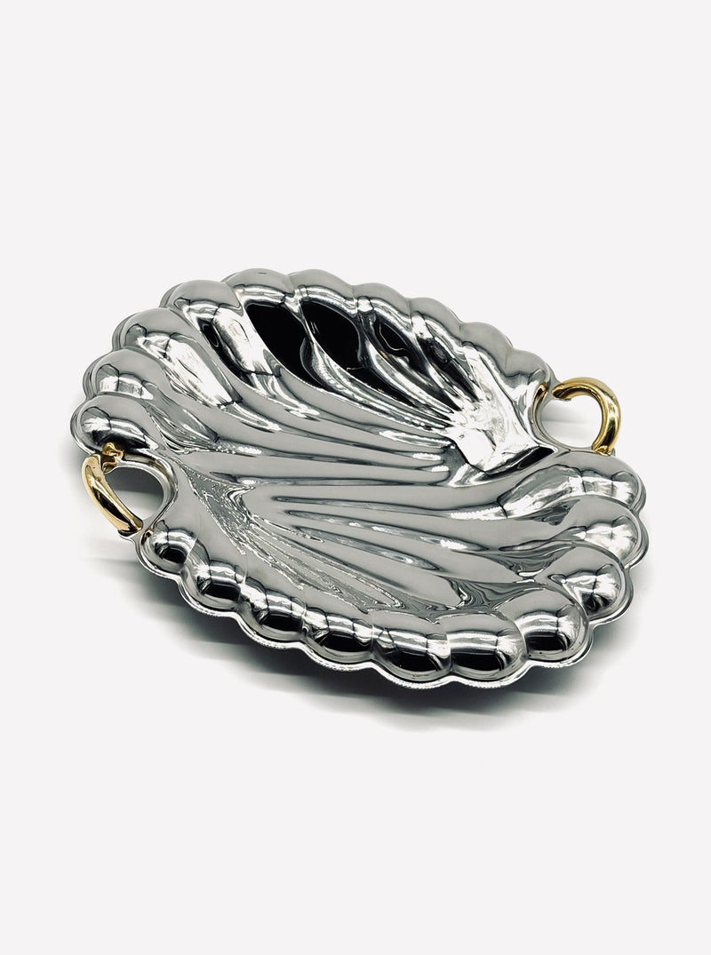 Serving Bowls in Steel 1980s by LA PARADE | The Oblist — polished steel, vintage design