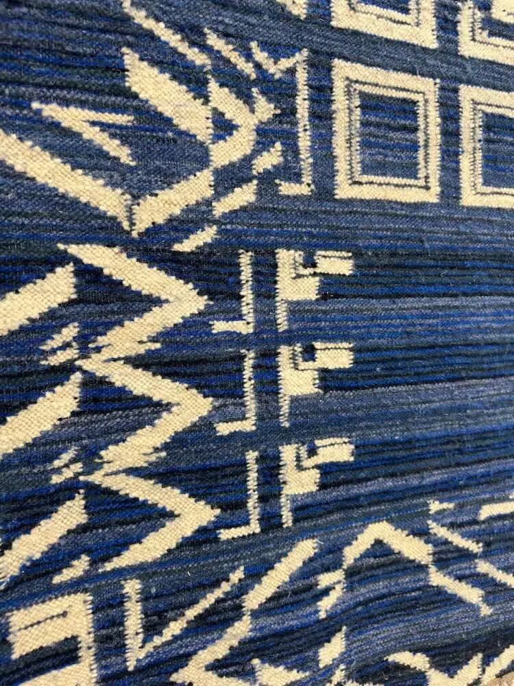 The Large Veranda - Digital Age / Tech Minimalism Rugs / Tapestry — detail view
