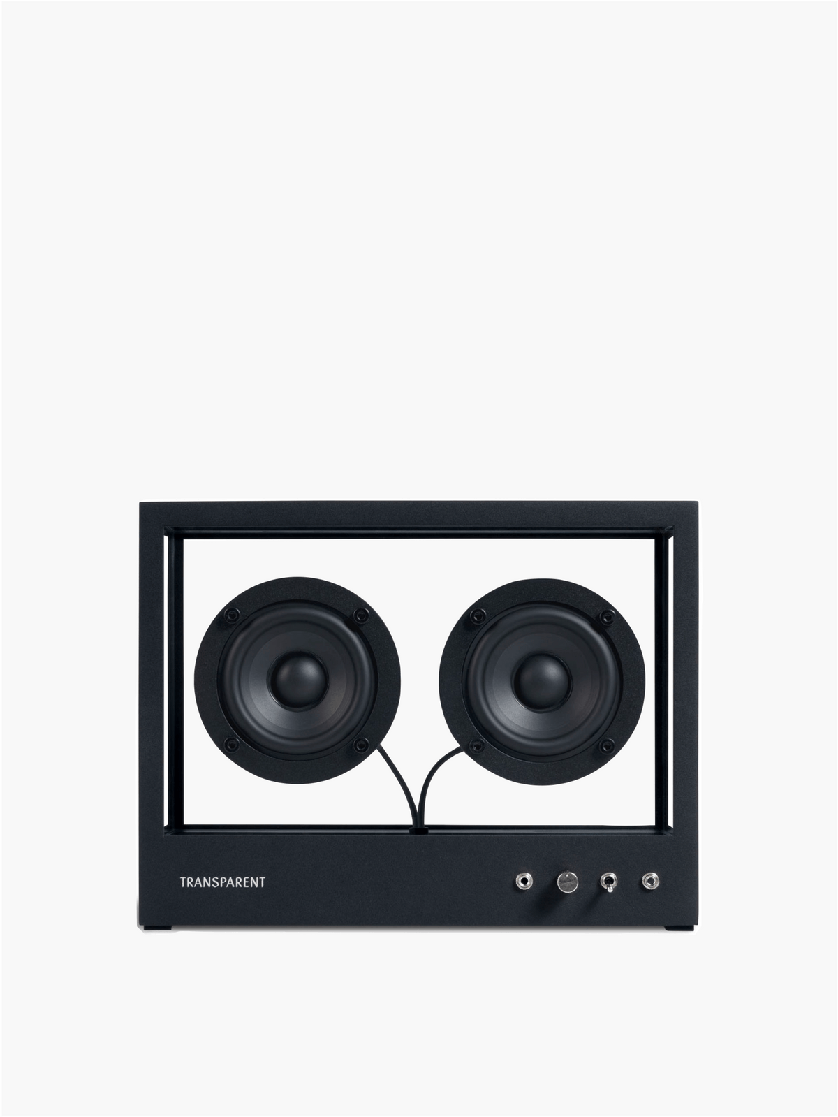 Small Transparent Speaker Black - Bluetooth