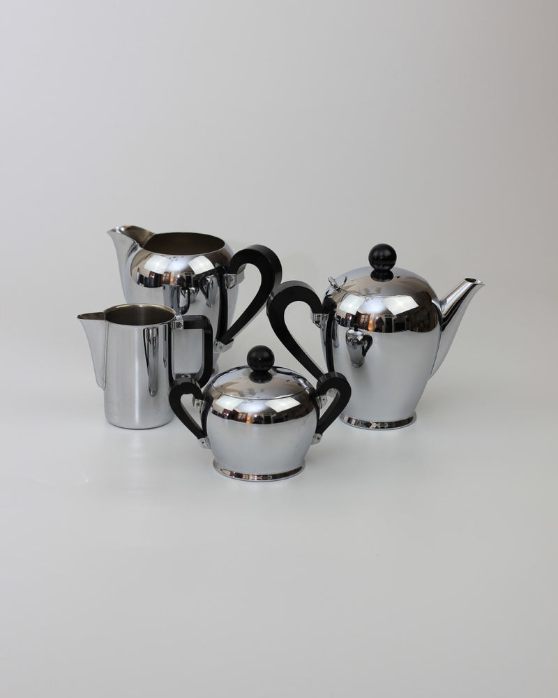 Italian Tea & Coffee Set by Boga Avante Shop | The Oblist — stainless steel, modern design