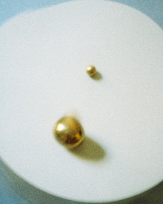 CERCLE Cabinet Knob Large — back view on white surface