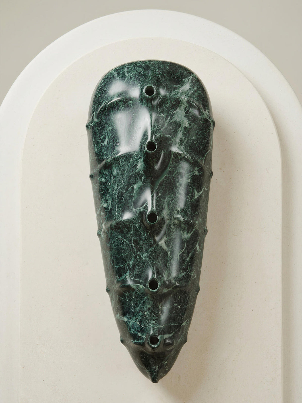 Sculptural Marble Candle Holders -  Ignis Spina — detail view