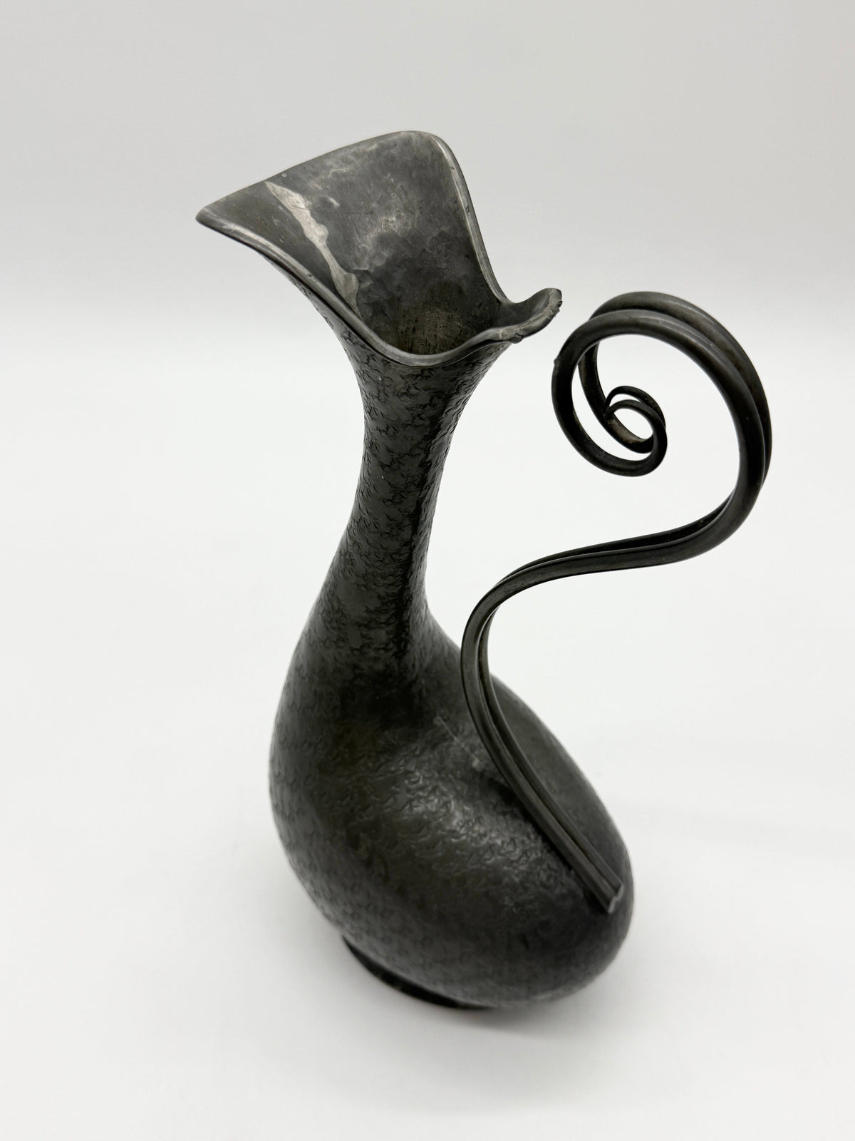 Hammered Pewter Ewer – San Nazaro Peltro, Italy, 1960s — in context