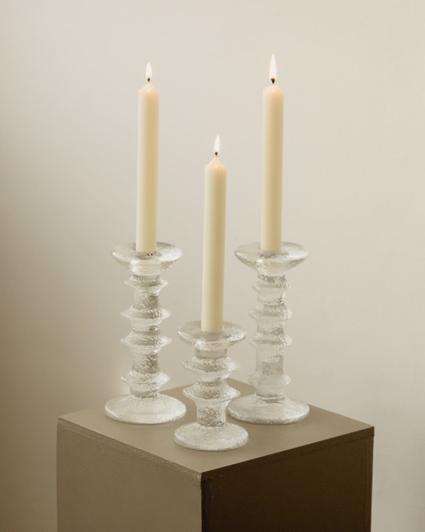 Trio of Timo Sarpaneva Candle Holders