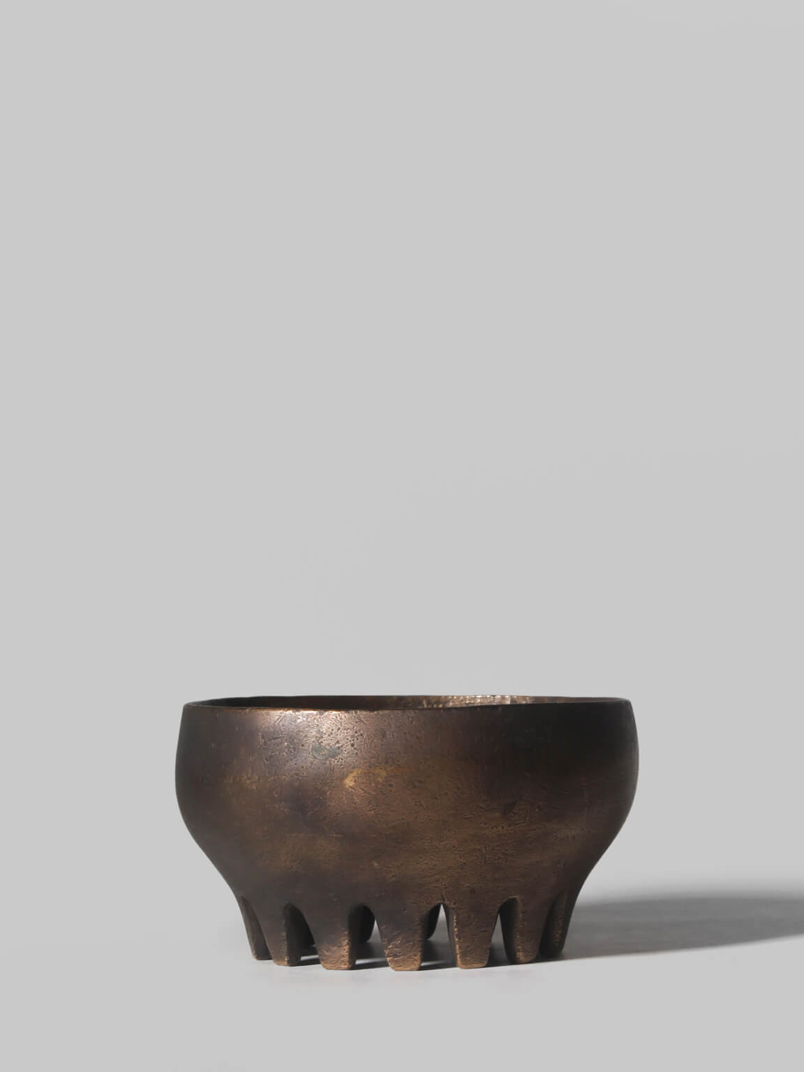 Brutalist Cast Bronze Candle Holder, 1970s, Germany by Vintage Stories | The Oblist