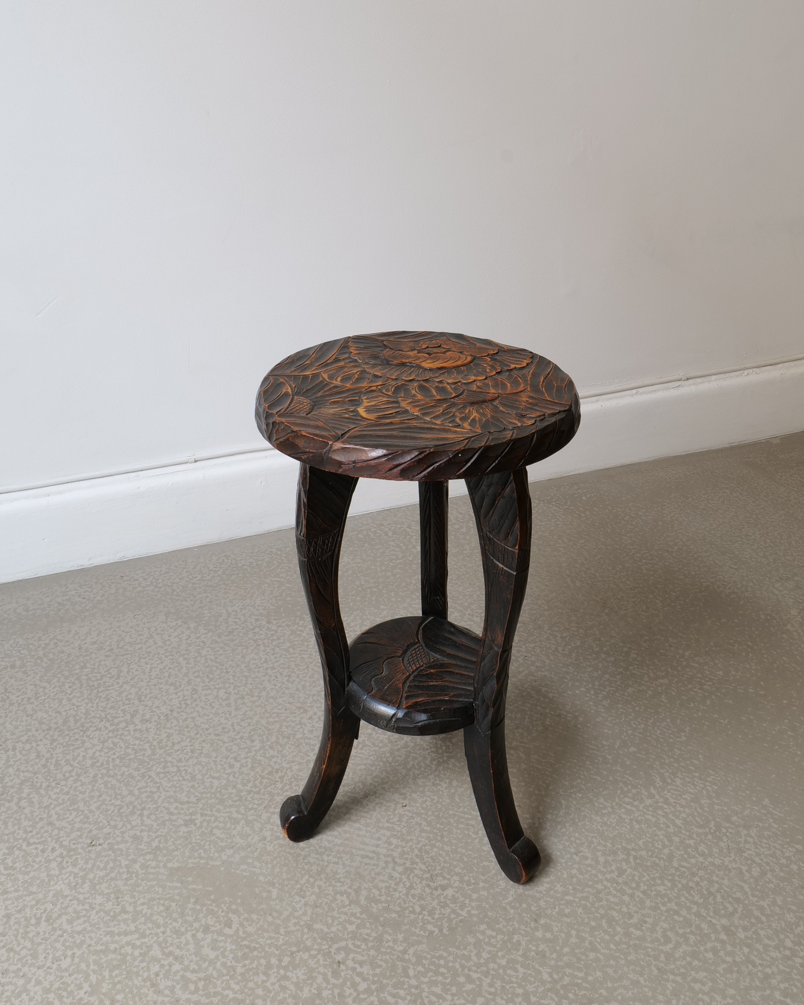 Japanese Side Table Liberty & Co 1900s — side angle