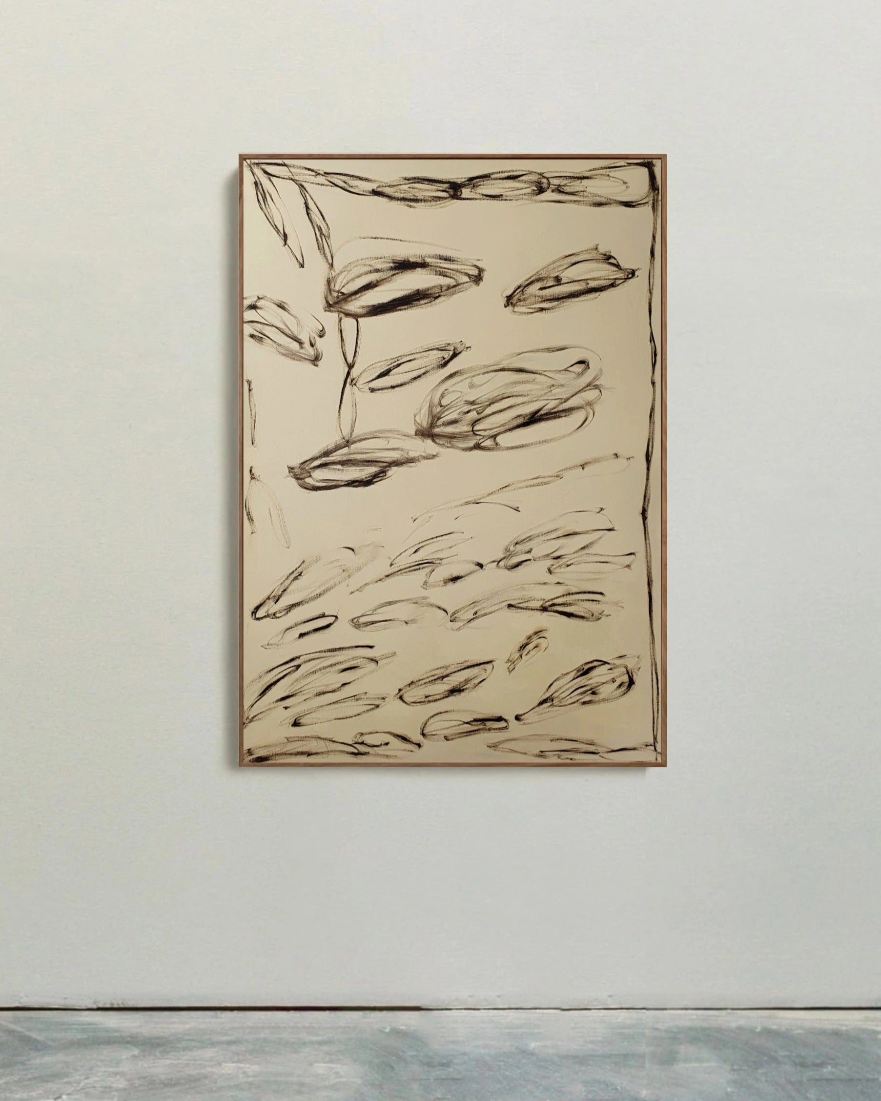 'Letters from Florence/fragile' painting — lifestyle setting