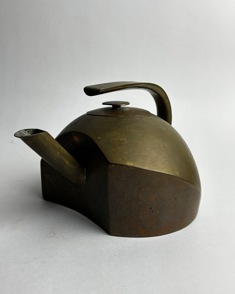 Vintage Tea Pots in Brass - Modernist Copper Collection by somewhere someplace shop | The Oblist