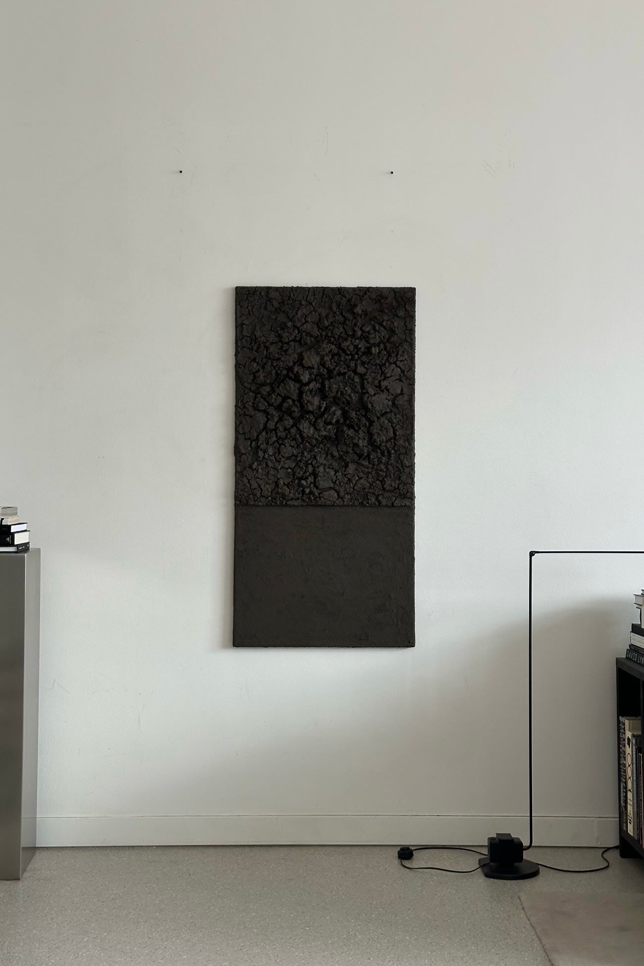 'SUSPIRIUM 11' sculptural wall art — side angle