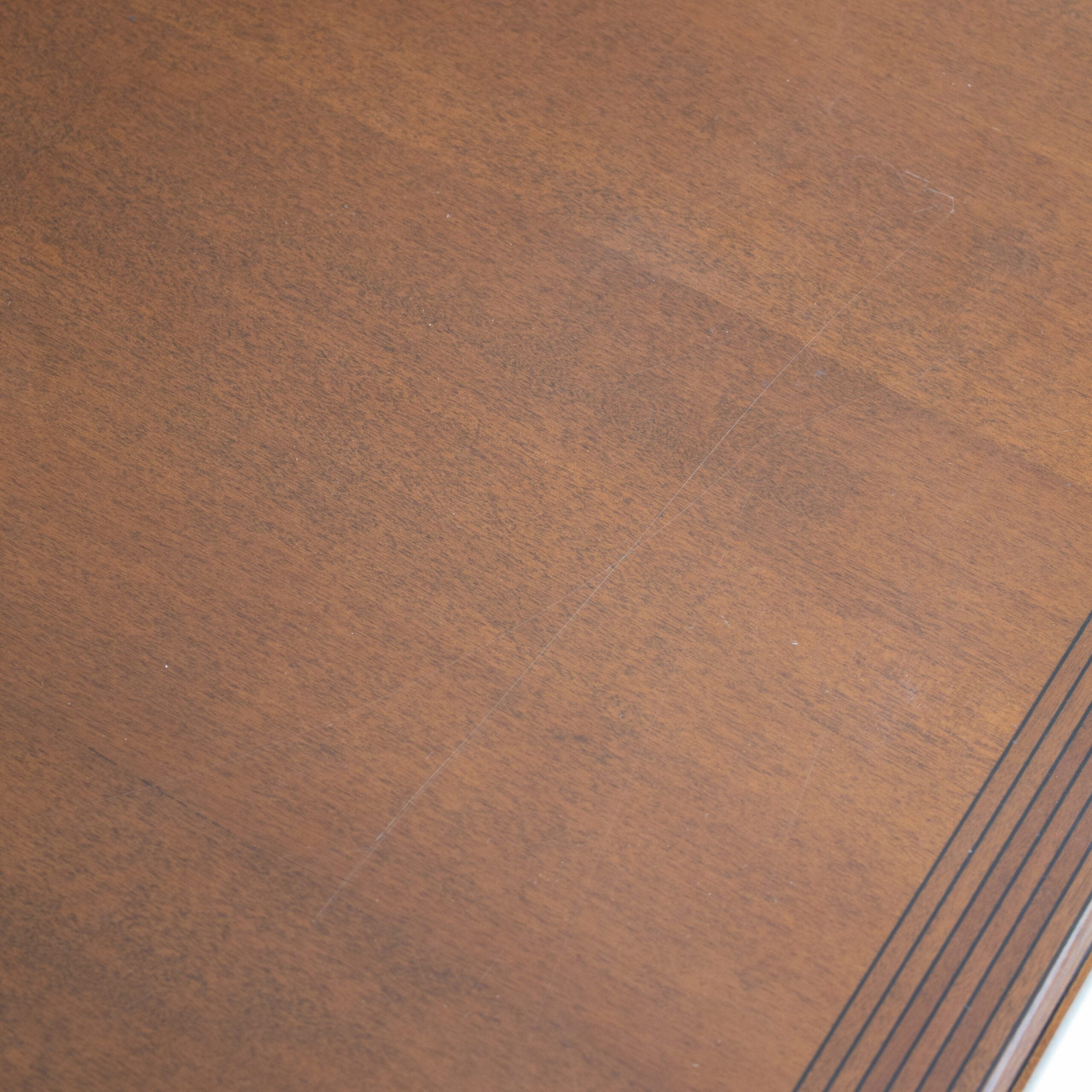 Afra & Tobia Scarpa Dining Table in Walnut with Graphic Inlay — additional view