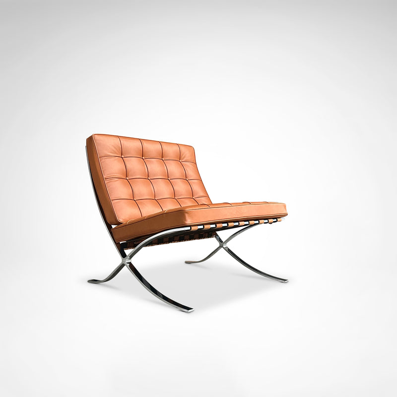 Barcelona lounge chair MR90 by Mies van der Rohe for Knoll by Redesignable | The Oblist
