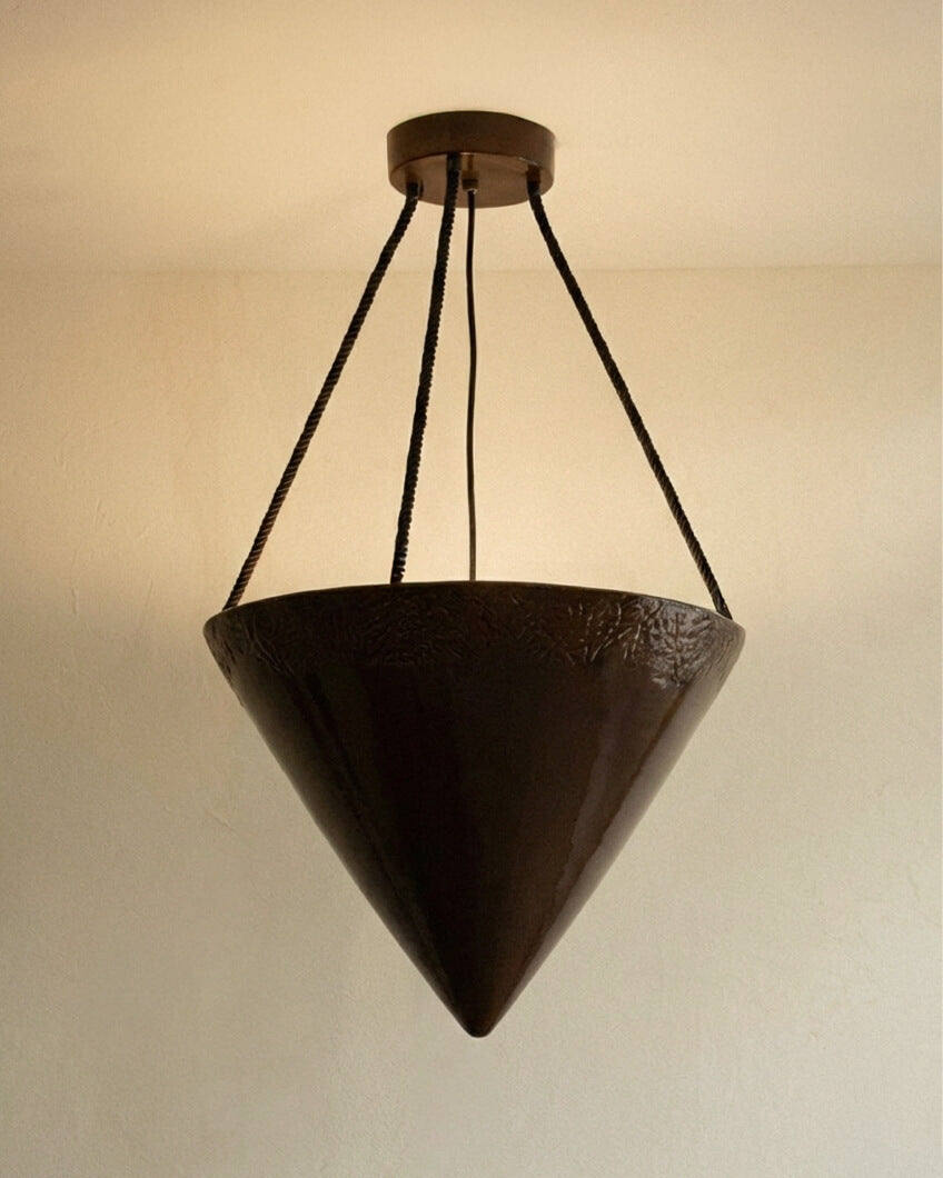 Suspension Artisanale Vestigo en Céramique