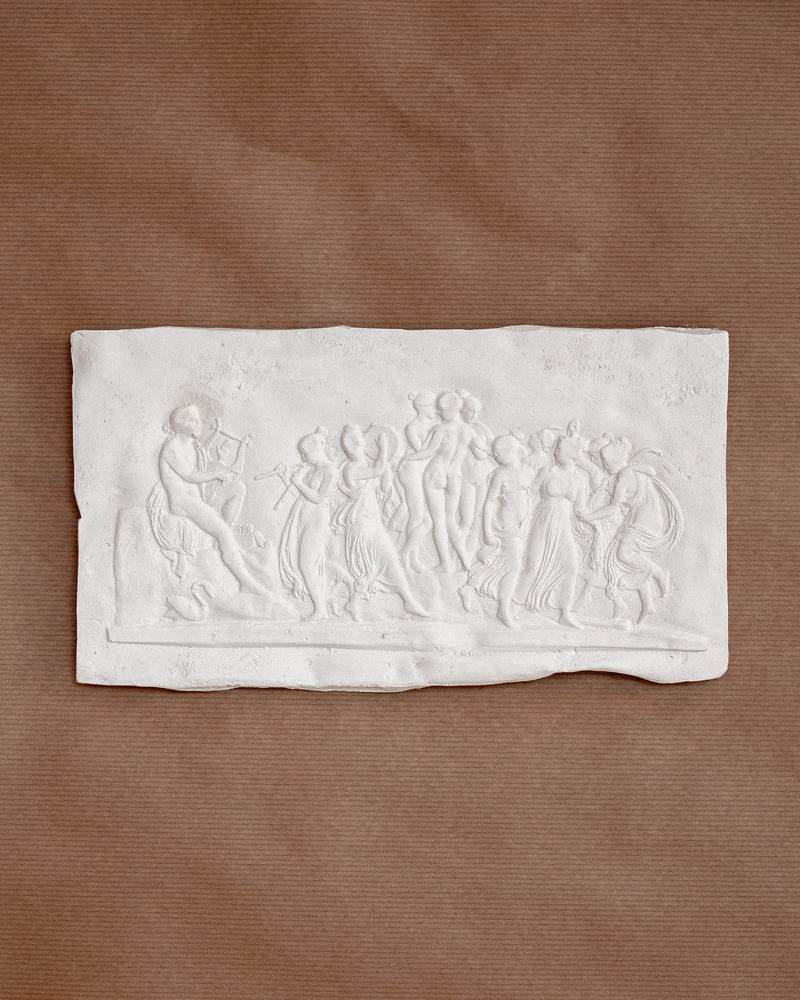 Neoclassical Plaster Relief — detail view