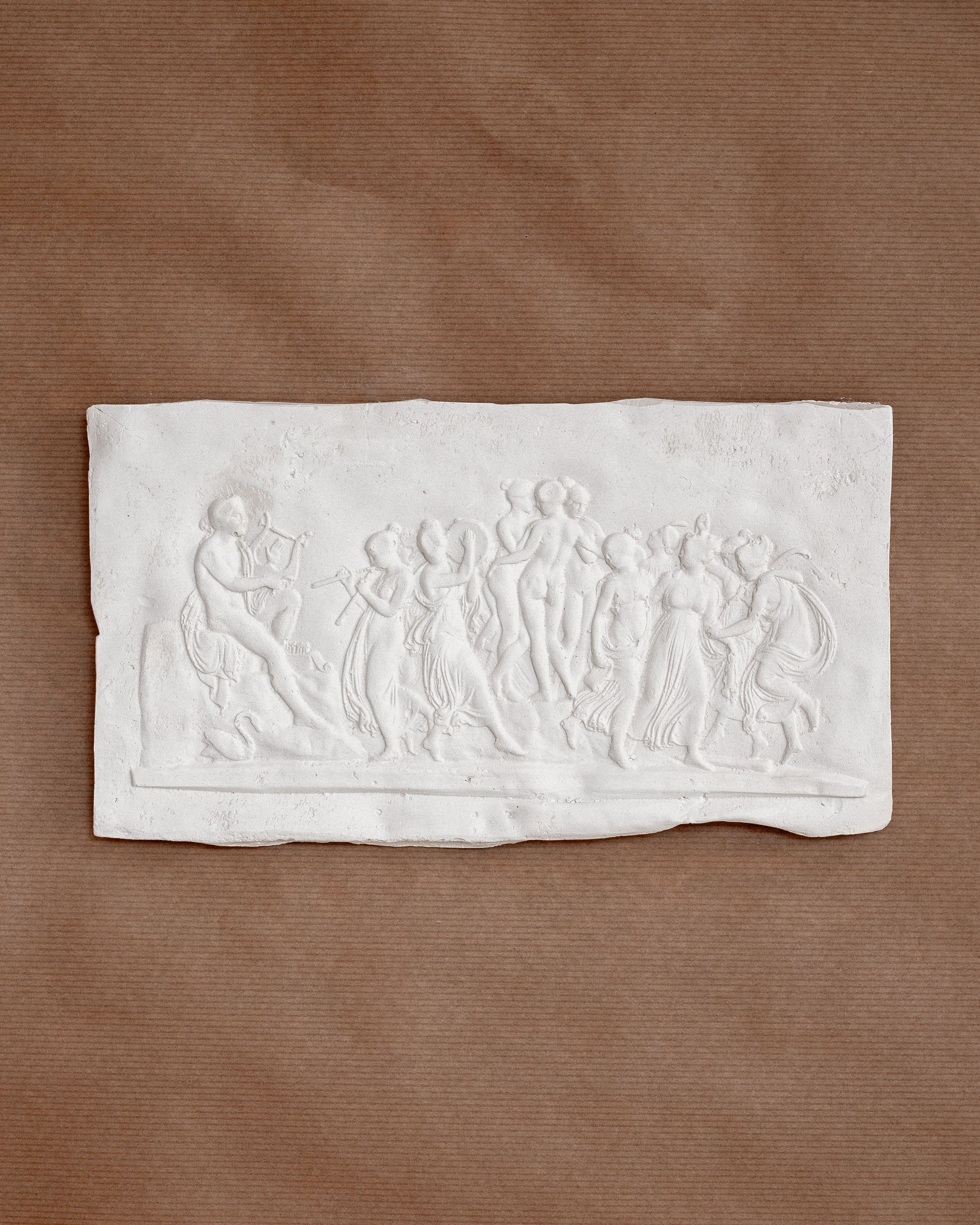 Neoclassical Plaster Relief — detail view