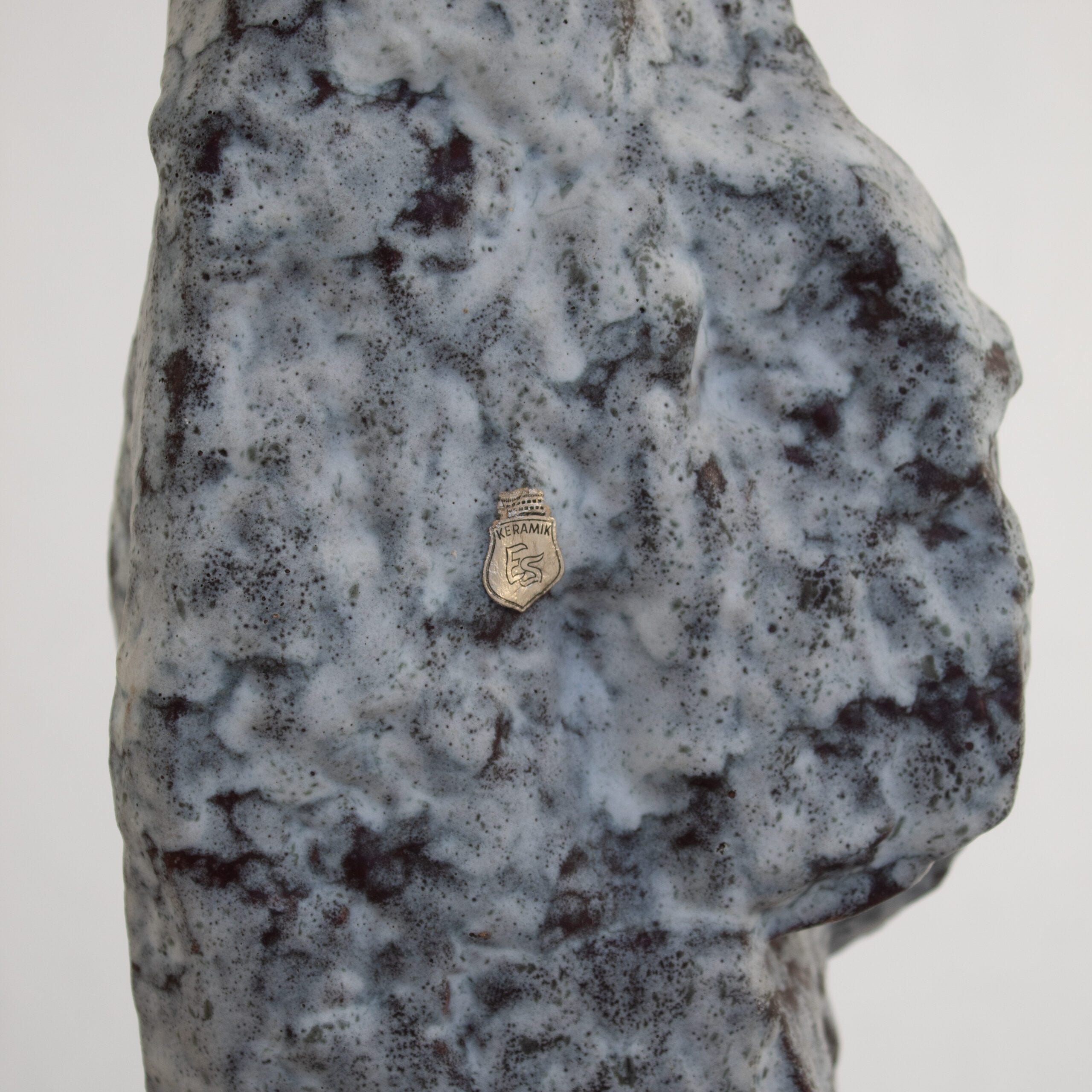 German Ceramic Vase with Sculptural Form — in context