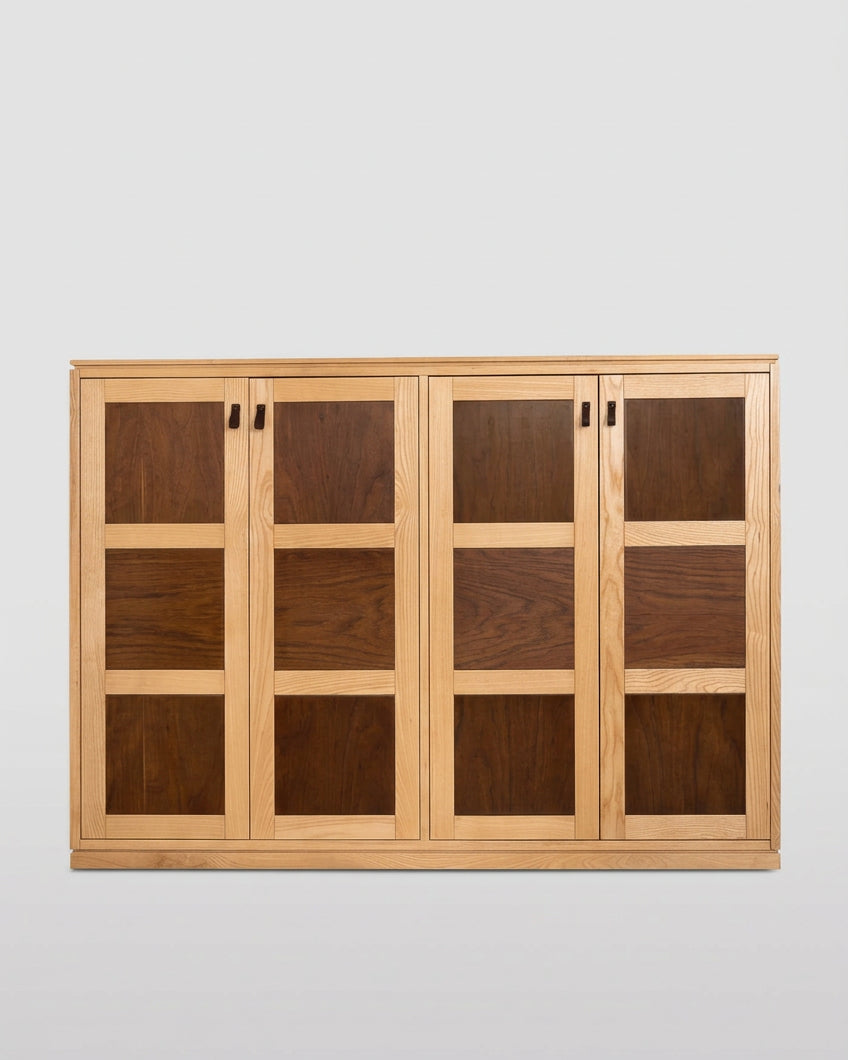 Scandinavian Style 4-Doors Wardrobe by Ebanisteria Roberto Gambella | The Oblist