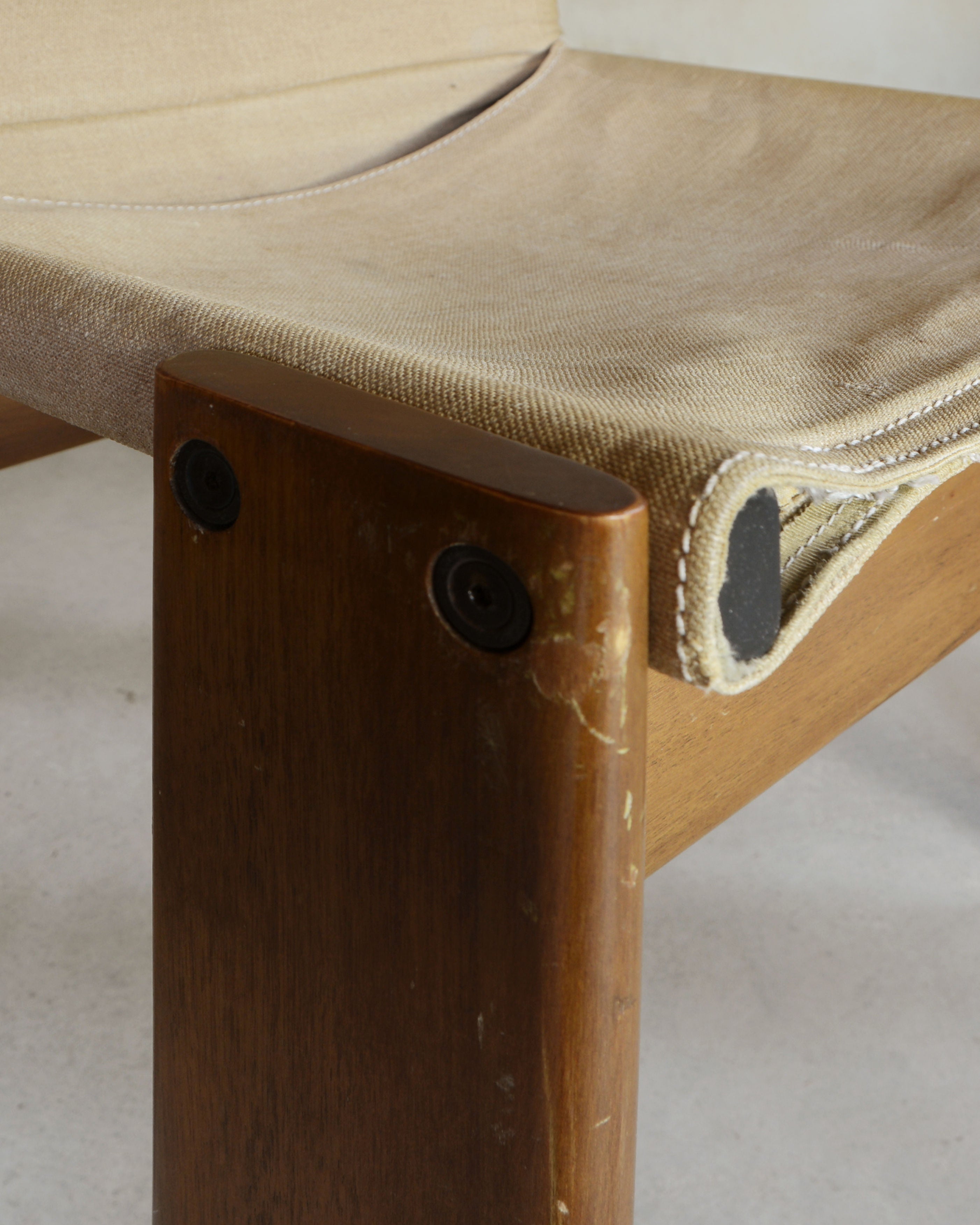 Set of 4 Monk Chairs by Afra & Tobia Scarpa for Molteni, 1970s