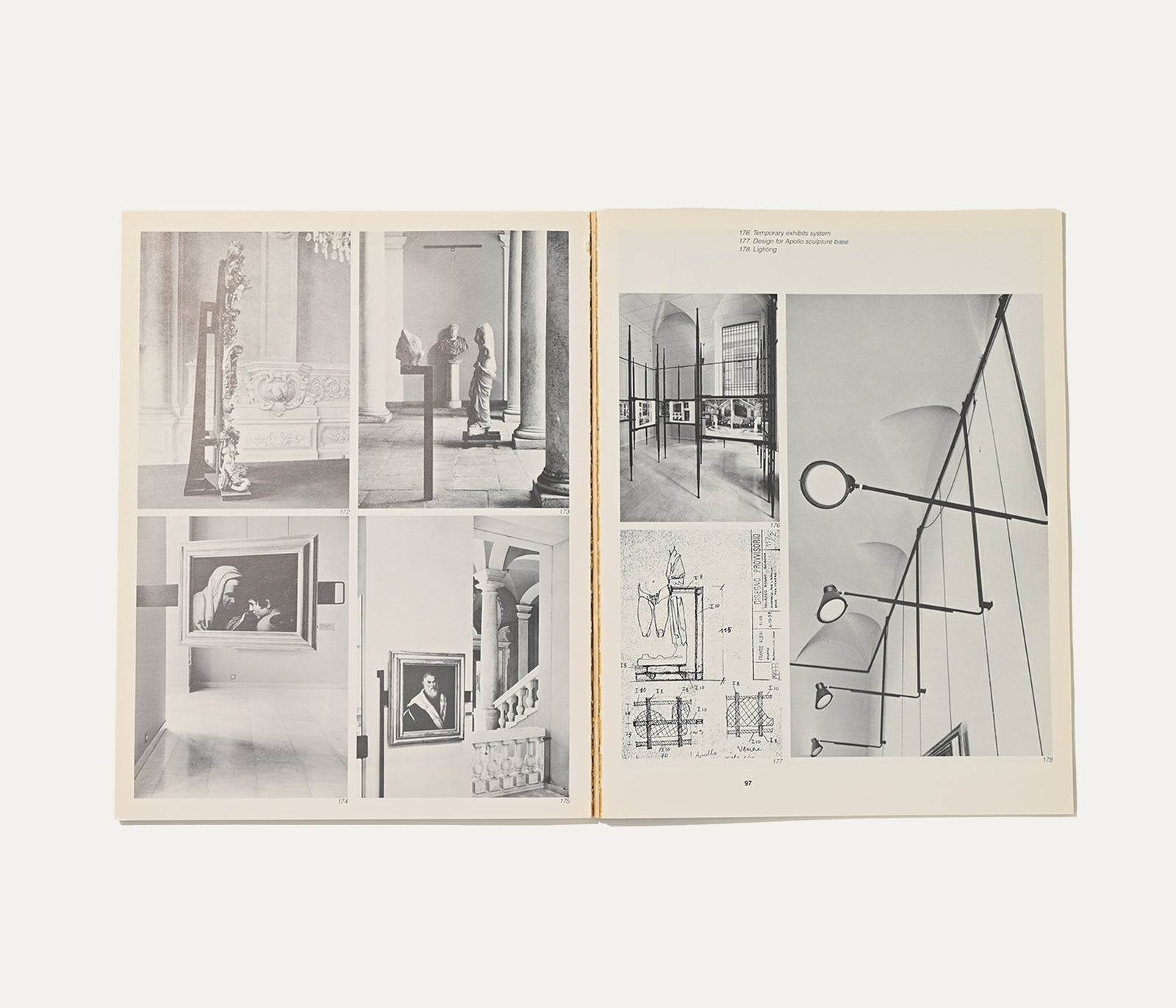 Franco Albini, Architecture and Design 1934-1977, 1990 Interiors Book — side angle