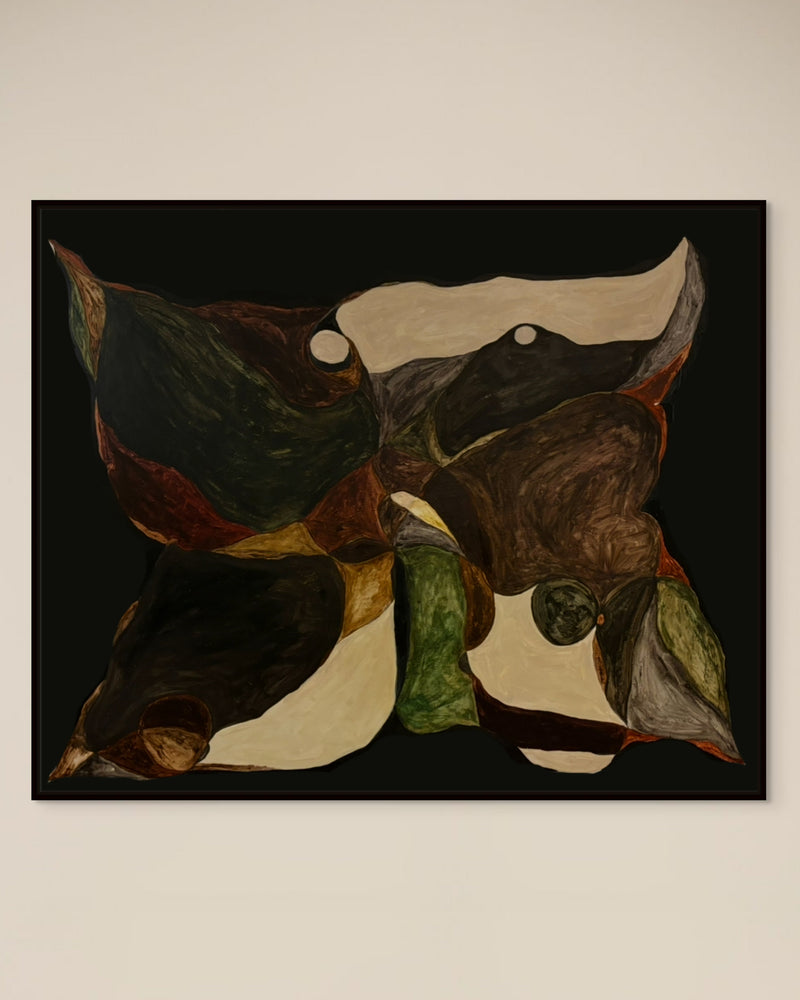 dovmark #2 by Anna Mörner | The Oblist — earthy tones, contemporary painting